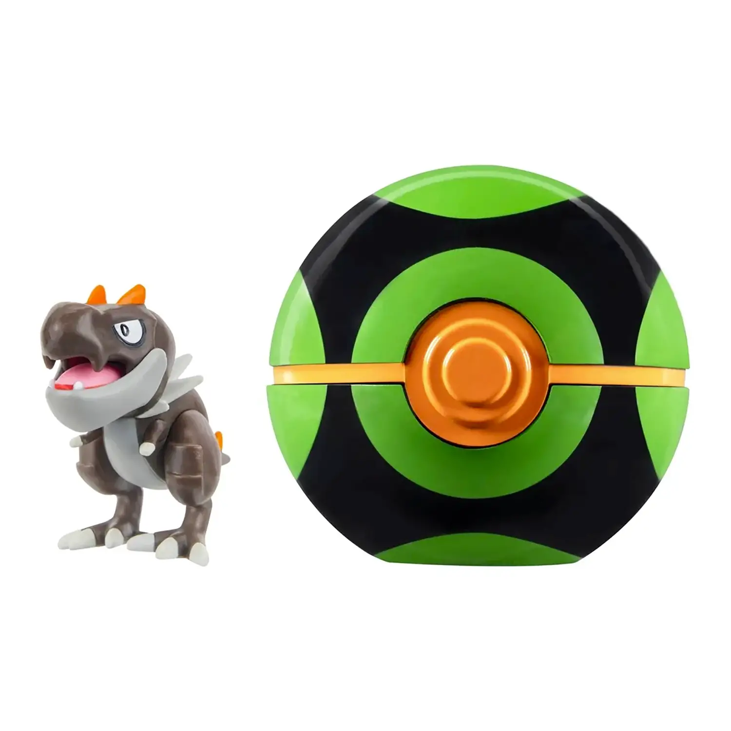 Pokemon Clip N Go: Tyrunt Con Dusk Ball - action figures ed accessori