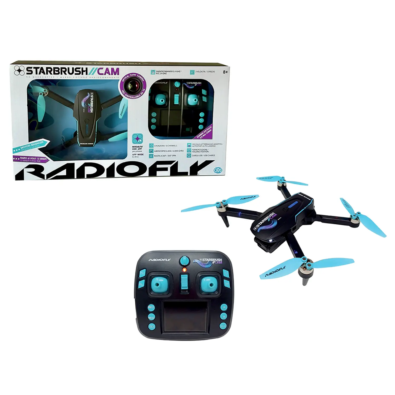 Radiofly Drone Radiocomandato Star Brush Cam - radiocomandi