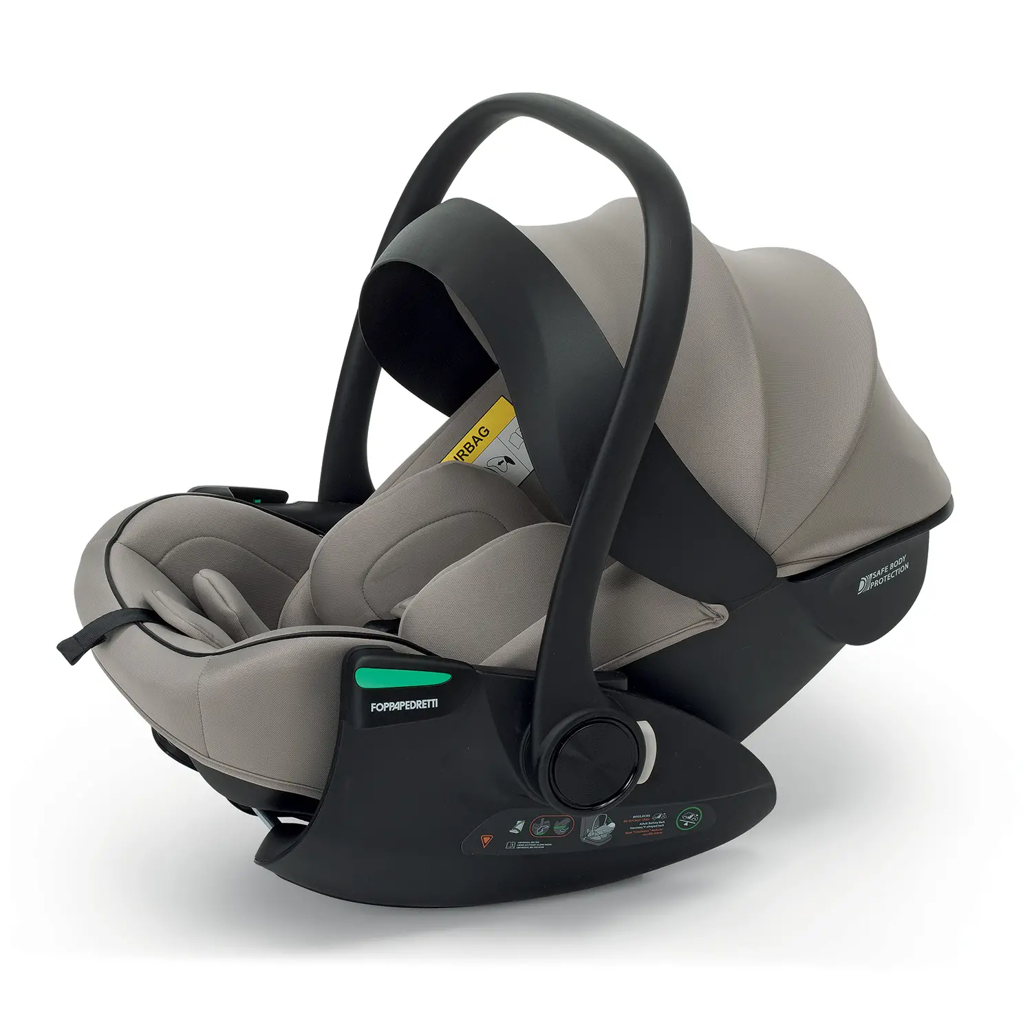 Seggiolino Auto Disk Infant ReKline I-size Per Trio Tictoc, Commander Desert 40-87cm Foppapedretti - neonati 40-87 cm (0-1 anno)