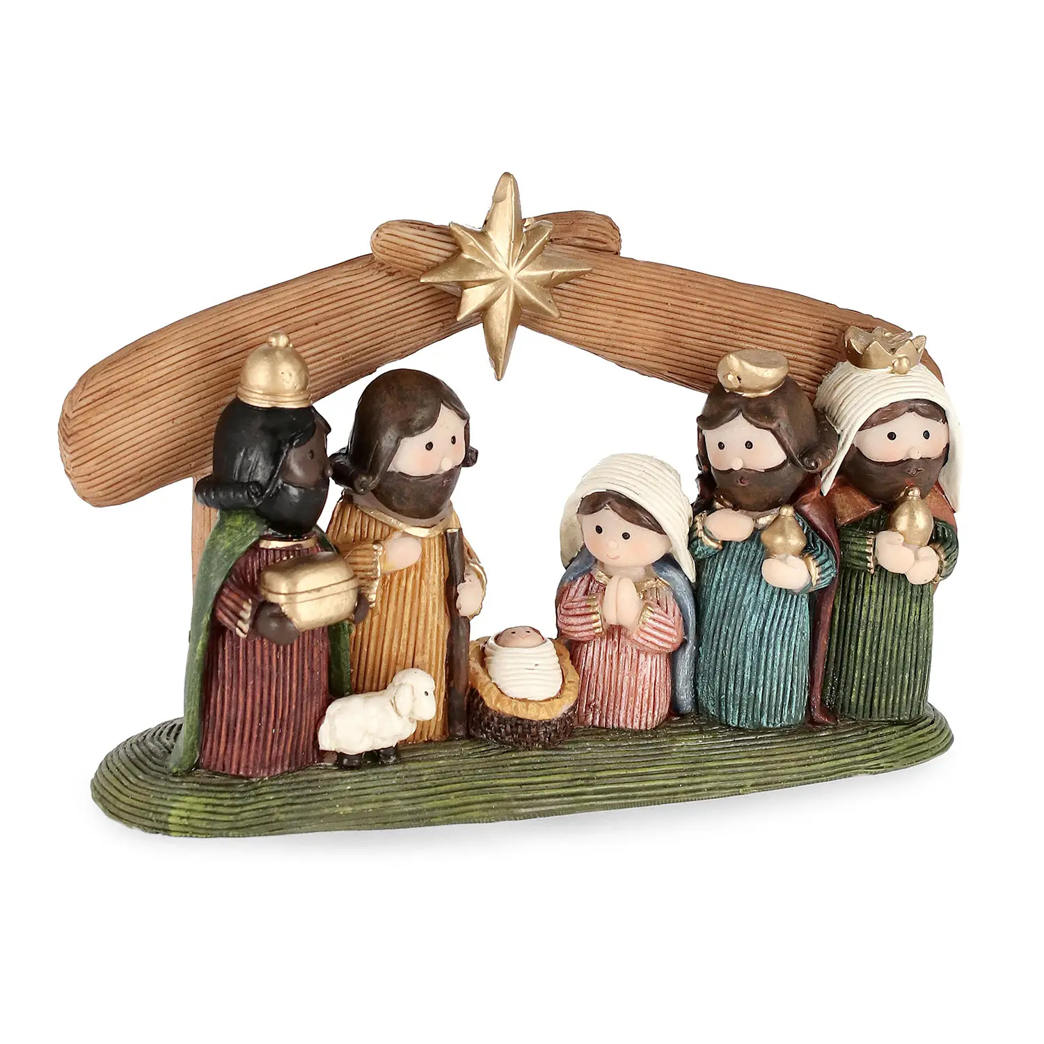 Natività Jem Capanna Marrone Natale - presepi