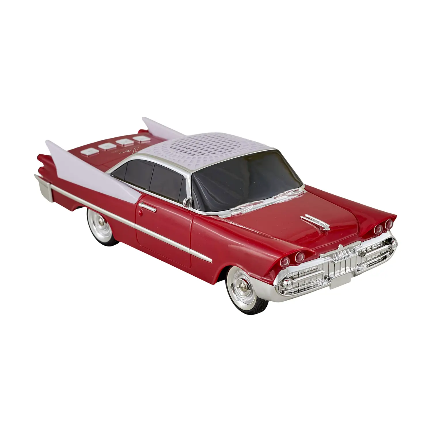 Speaker Bluetooth Auto Americana Rossa Vintage con Radio FM - tech e accessori