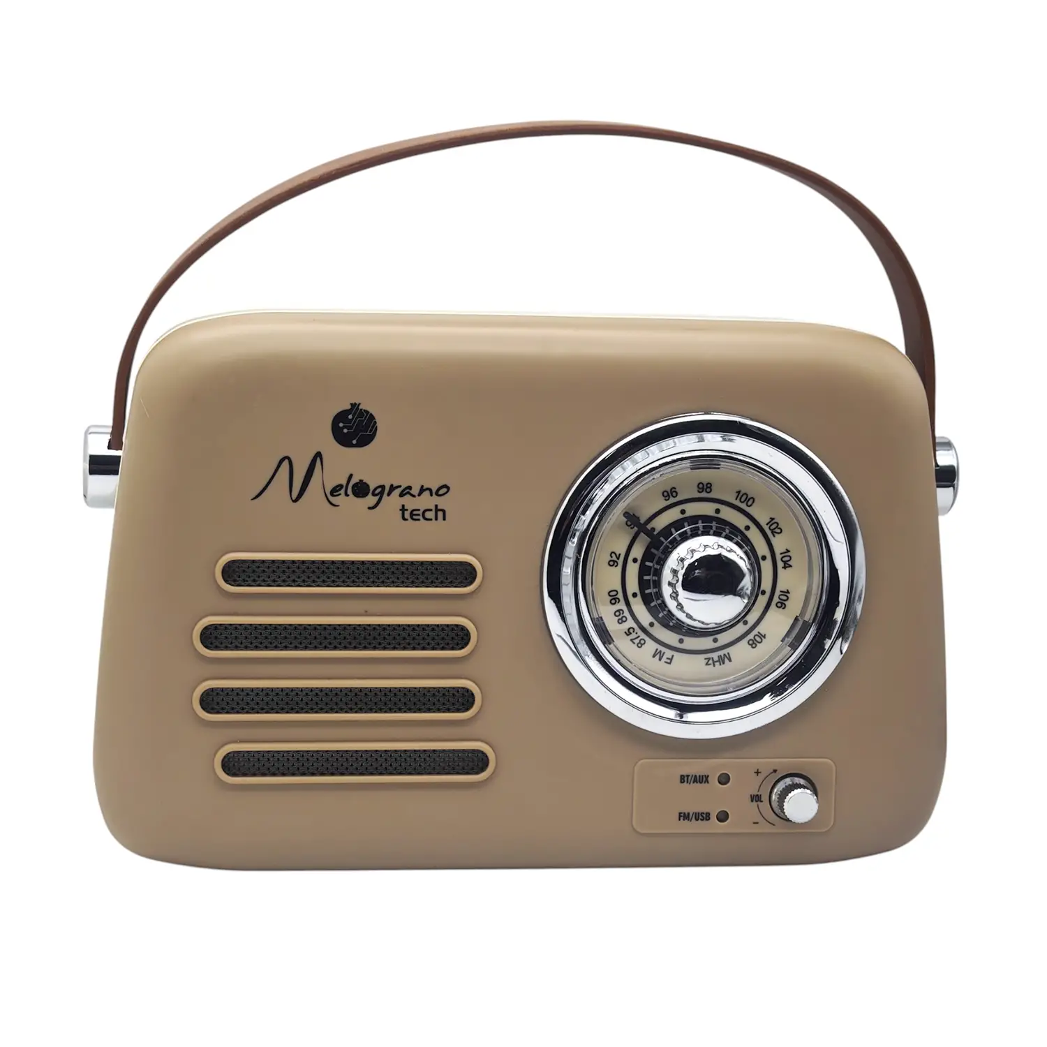 Radio Vintage Bluetooth Tortora - tech e accessori
