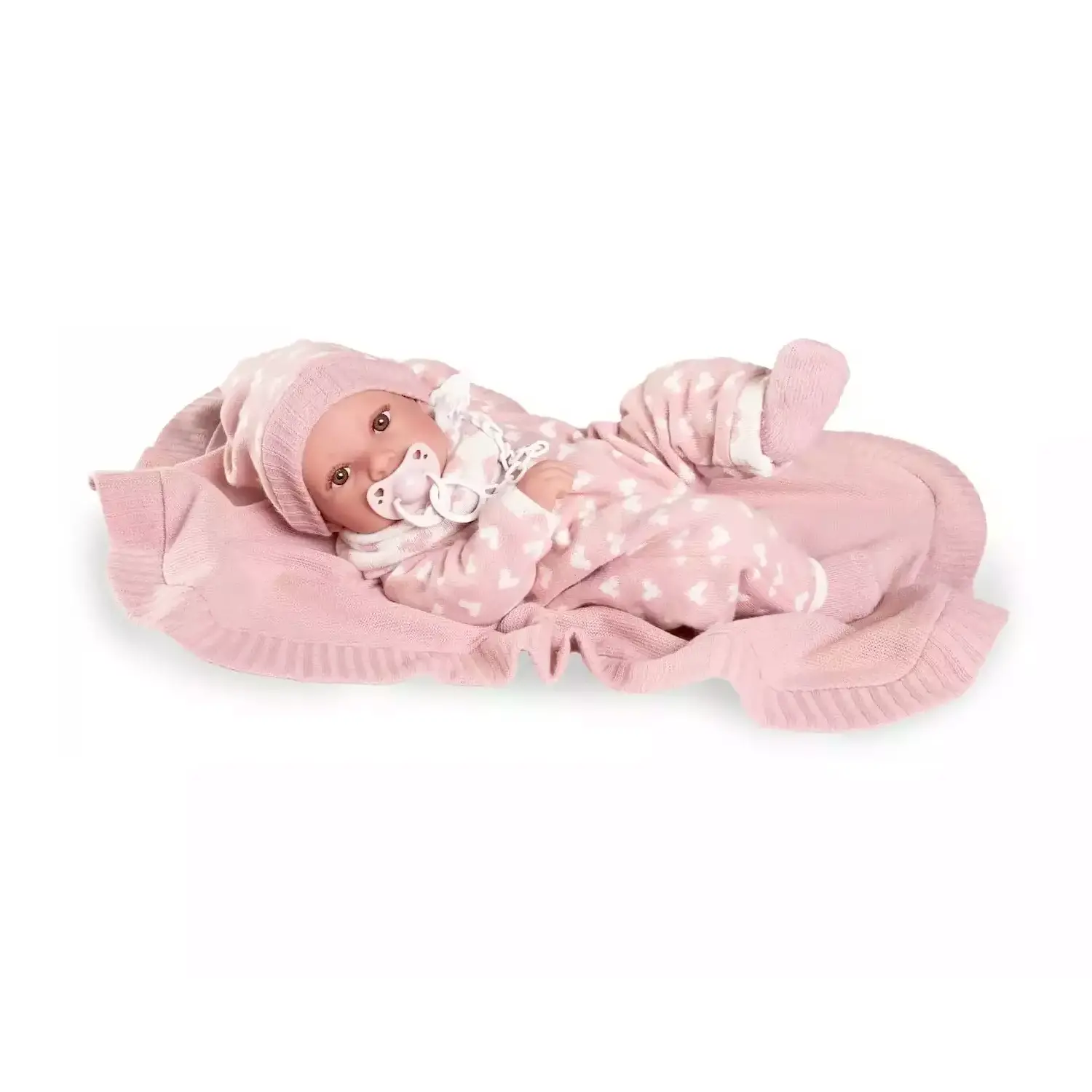 Bambola Newborn Erika Con Copertina - Bambole e accessori