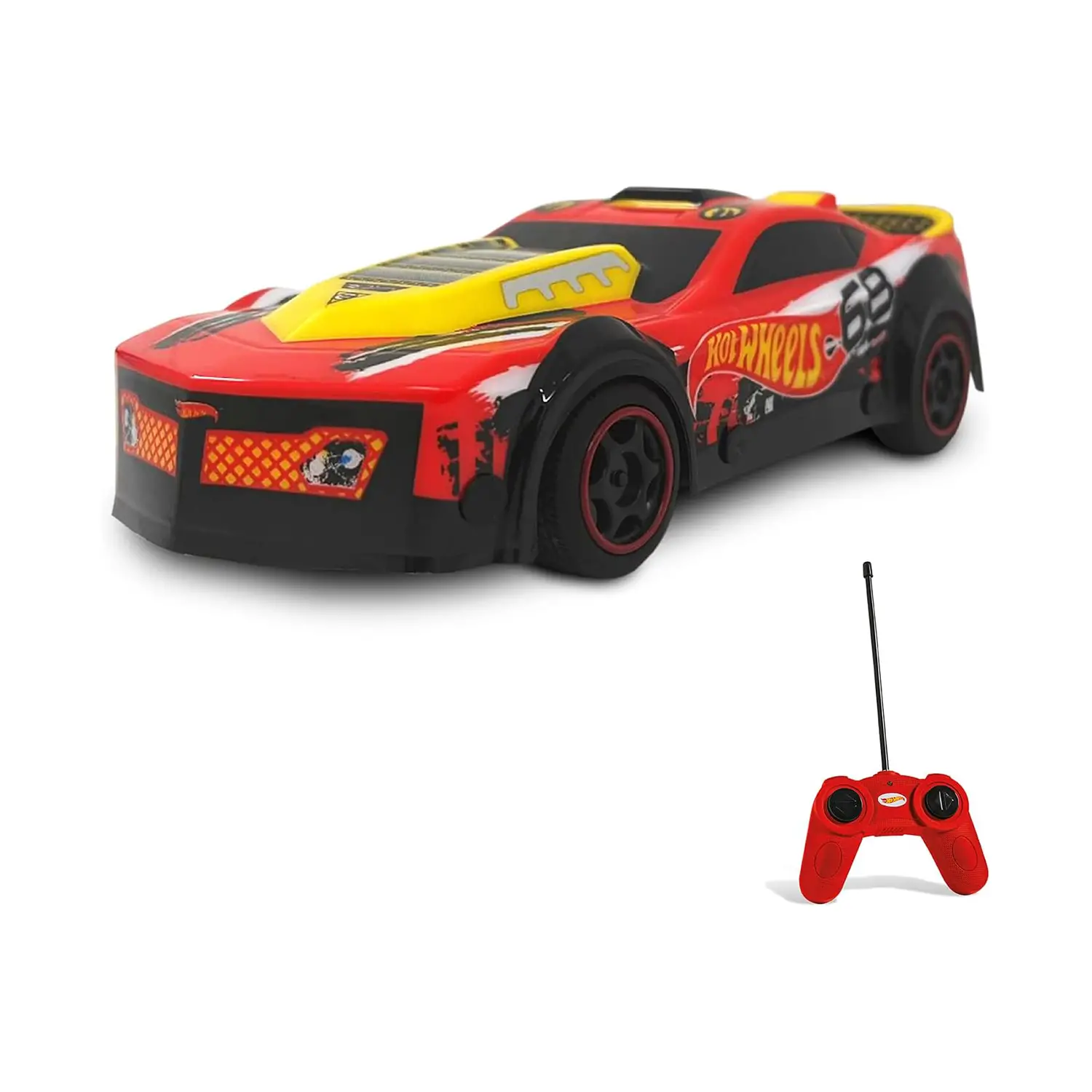 Auto Radiocomandata Hot Wheels Drift Rod Orange Scala 1:24 - radiocomandi