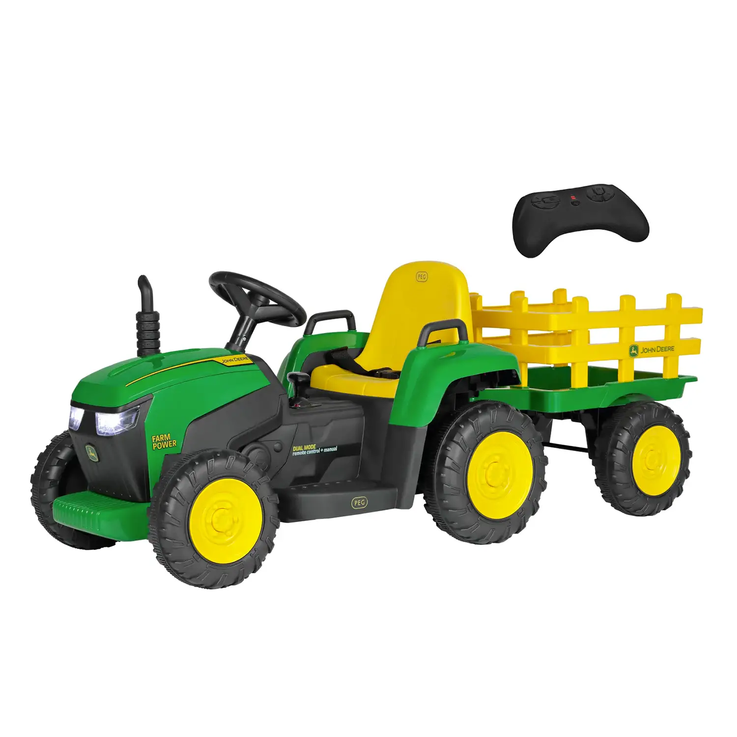 Trattore John Deere Farm Power 12V - Tricicli e primi passi