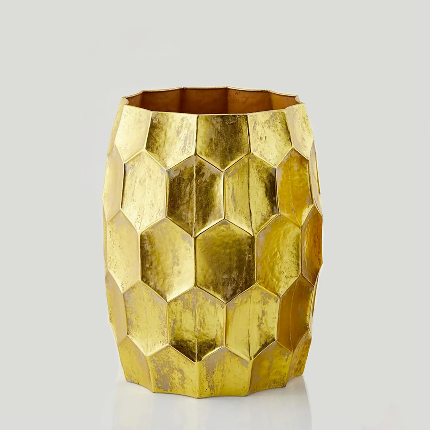 Vaso Metallo Oro EDG H44 cm Decorazione Natale - addobbi casa