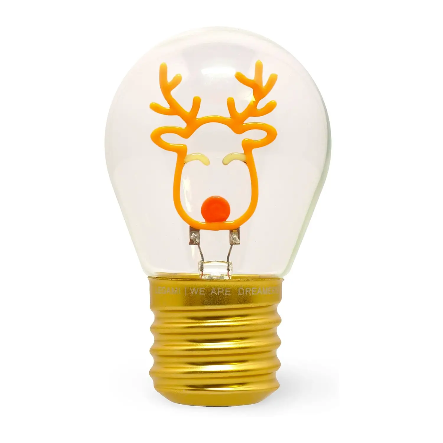 Legami - Lampada Da Tavolo A Forma Di Lampadina Renna Di Natale - legami