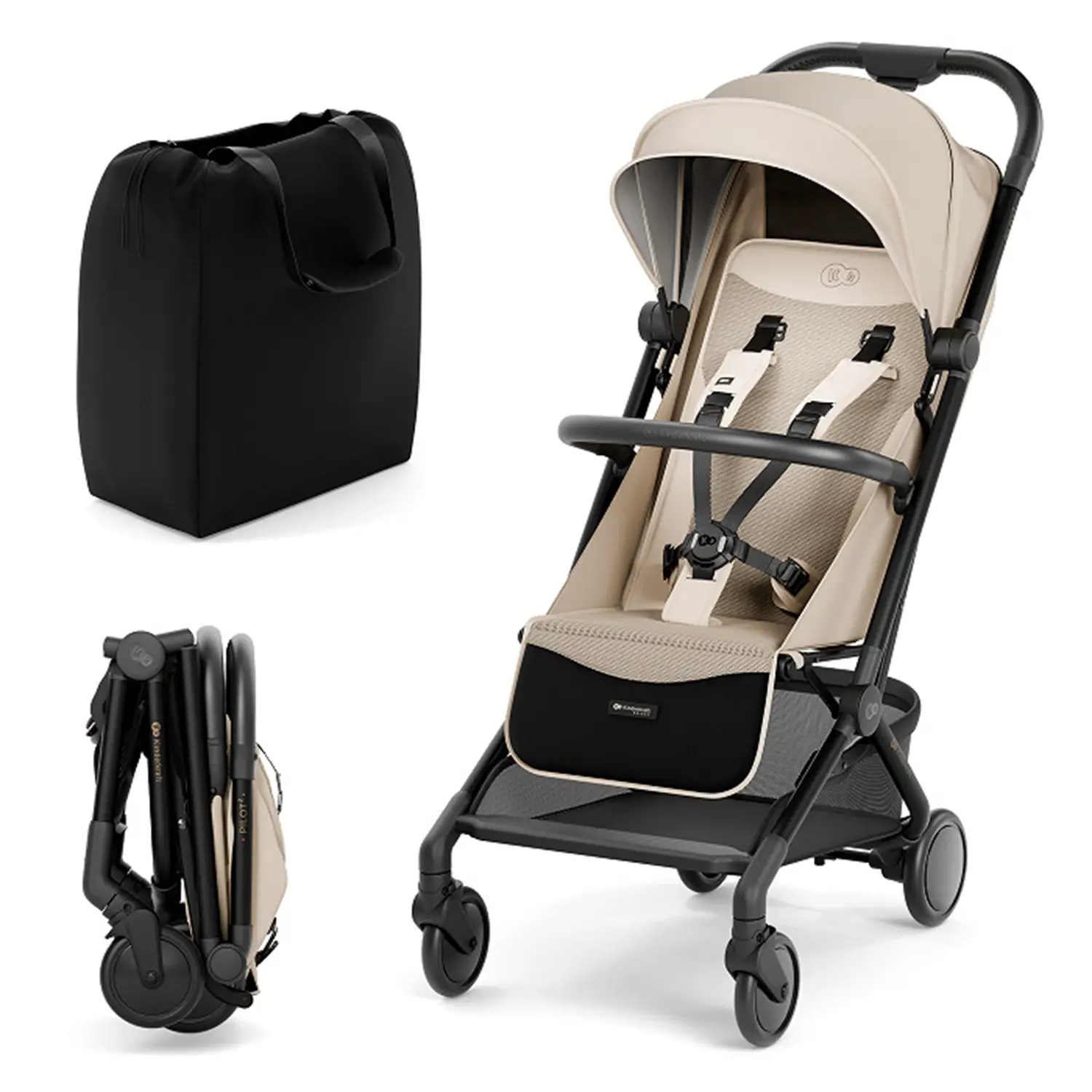 Passeggino Kinderkraft Pilot 2 Beige - passeggini compatti