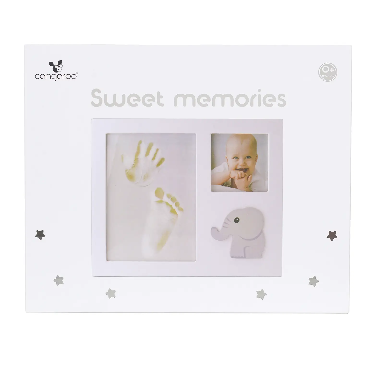 Set Impronte Mani e Piedi con Cornice Elefantino - complementi d'arredo