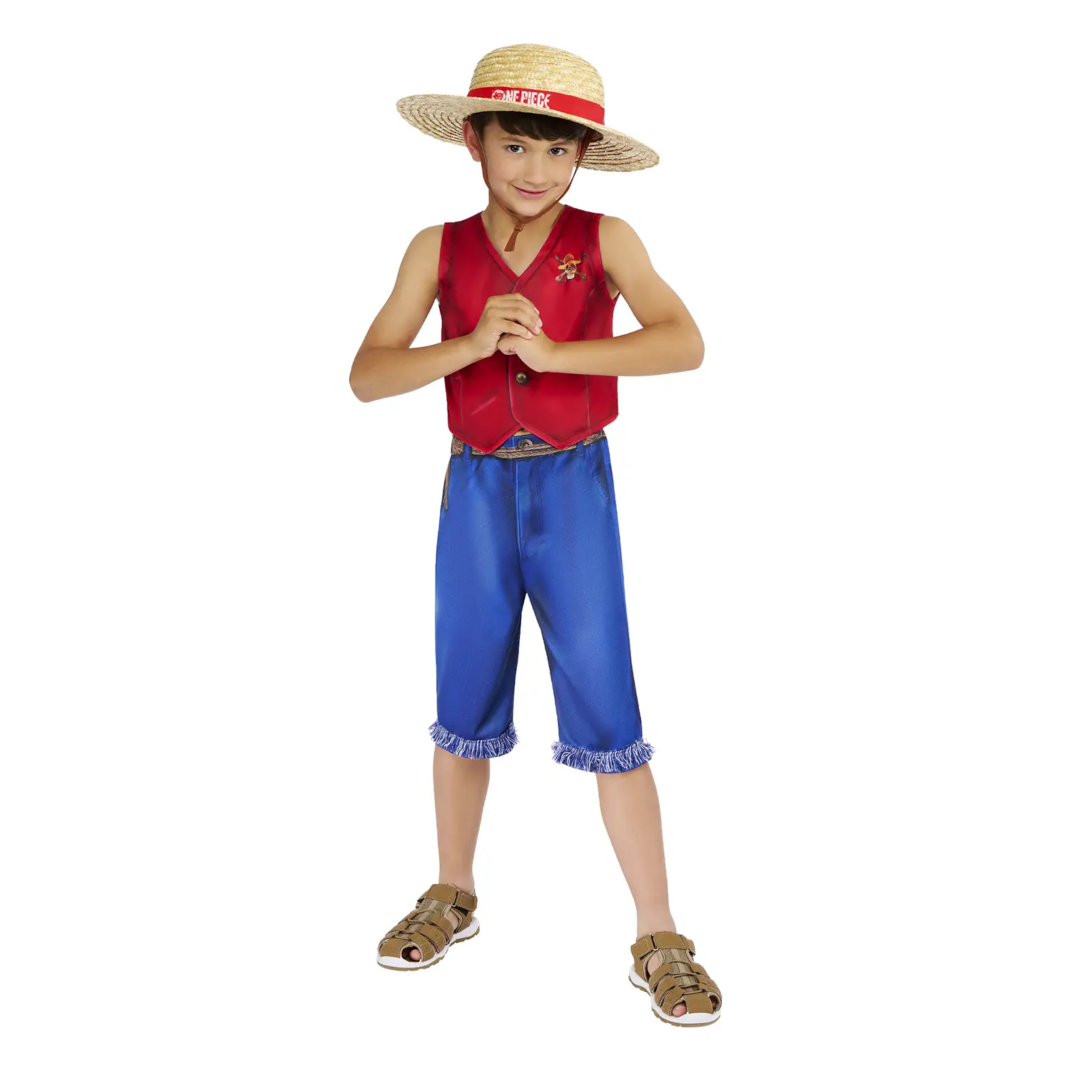 Costume Monkey D. Luffy - Taglia M - 9/10 Anni - abiti bambino e bambina