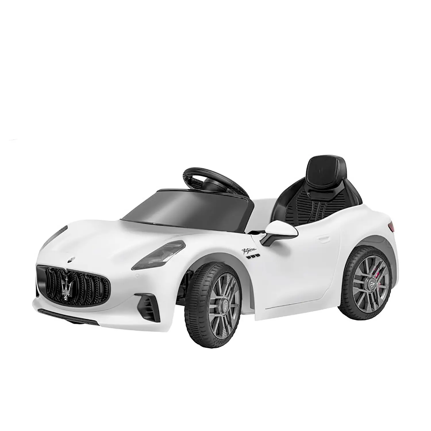 Auto Elettrica per Bambini Maserati Granturismo 12V con Radiocomando Bianca - auto