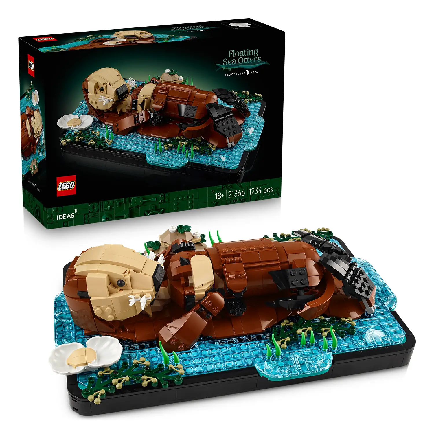 LEGO Ideas 21366 Lontre Marine 1234 Pezzi - lego