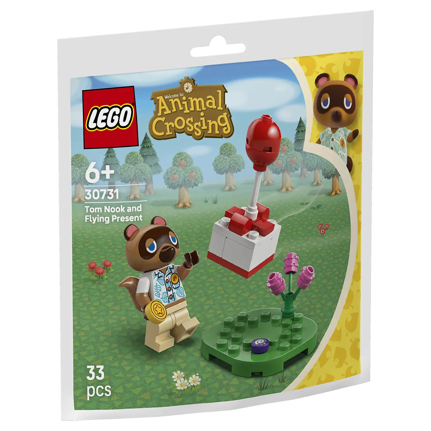 Lego Bustine Animal Crossing 30731 Tom Nook con regalo volante - lego