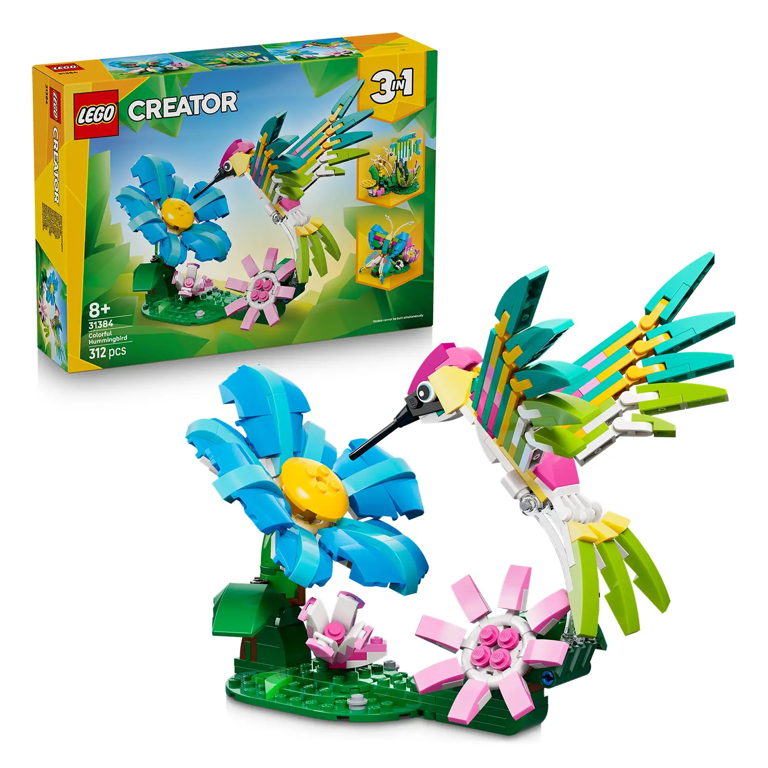 LEGO Creator 31384 Colibrì Variopinto 3 in 1 Animali 8+ - lego