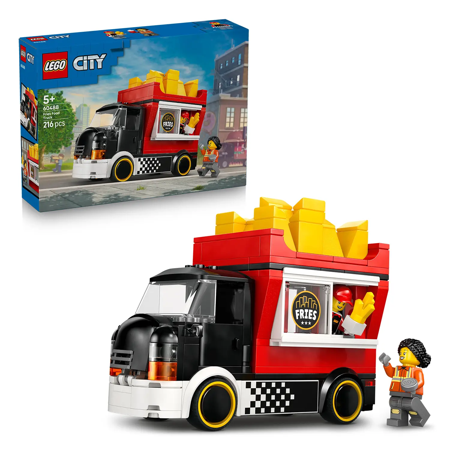 LEGO City Food Truck delle Patatine 60488 Camion Giocattolo 5+ - lego