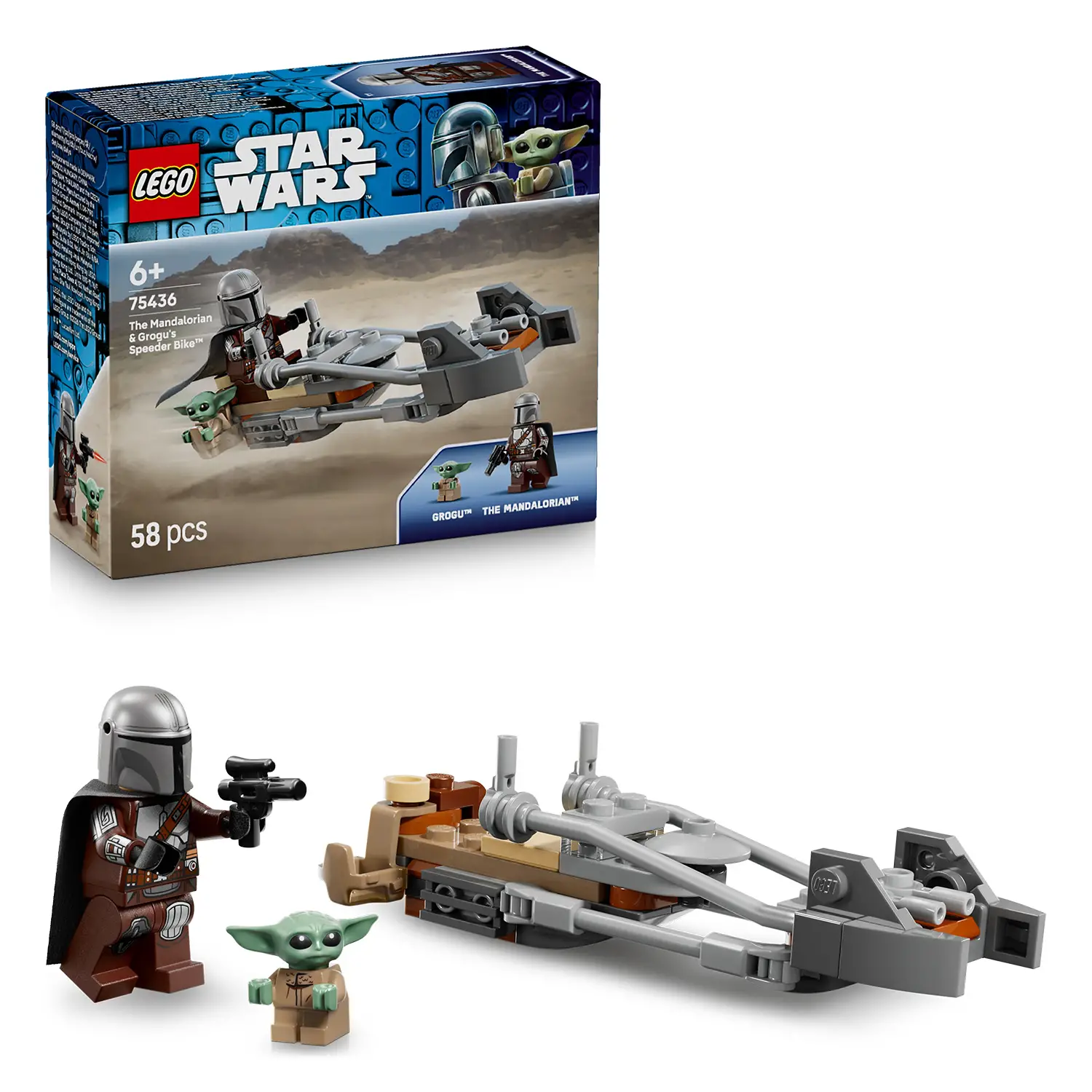 LEGO Star Wars 75436 Speeder Bike Mandaloriano e Grogu - lego
