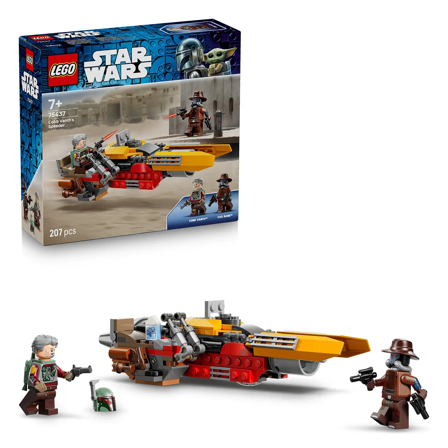 LEGO Star Wars 75437 Speeder di Cobb Vanth con Minifigure - lego