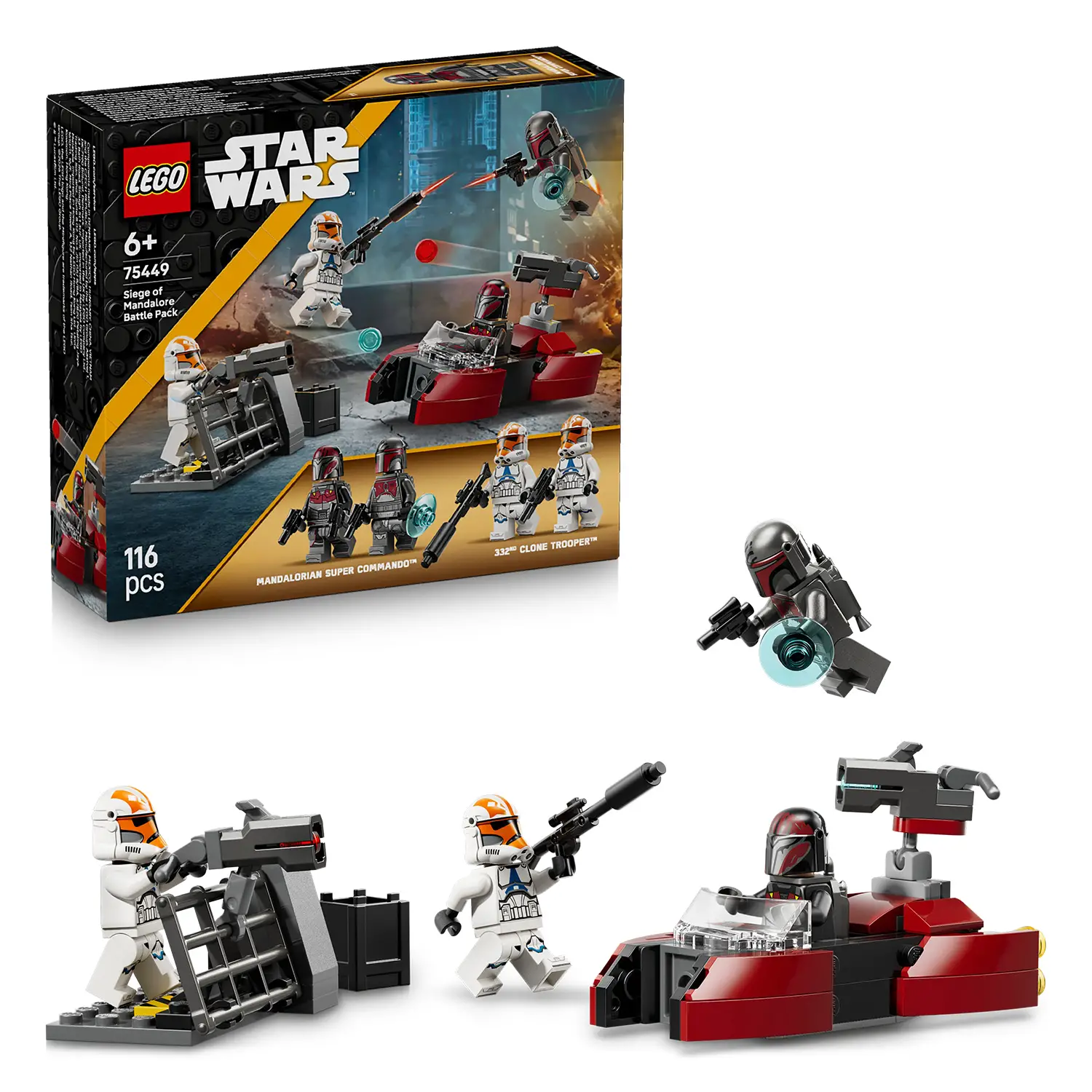 LEGO Star Wars Battle Pack Assedio di Mandalore 75449 - lego