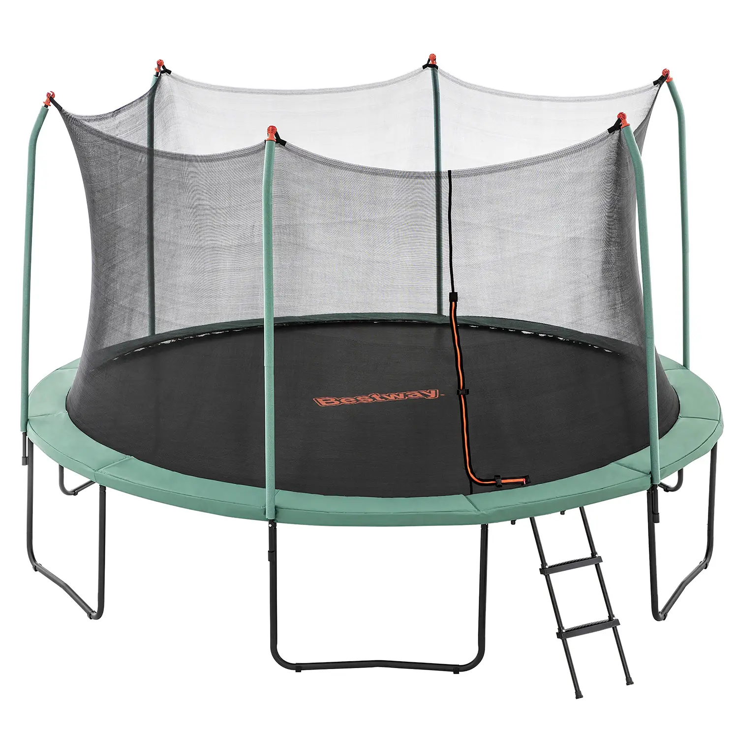 Trampolino Elastico Xtreme Air Da Esterno 4,27 x 2,86 M Verde Scuro - Equilibrio e coordinamento
