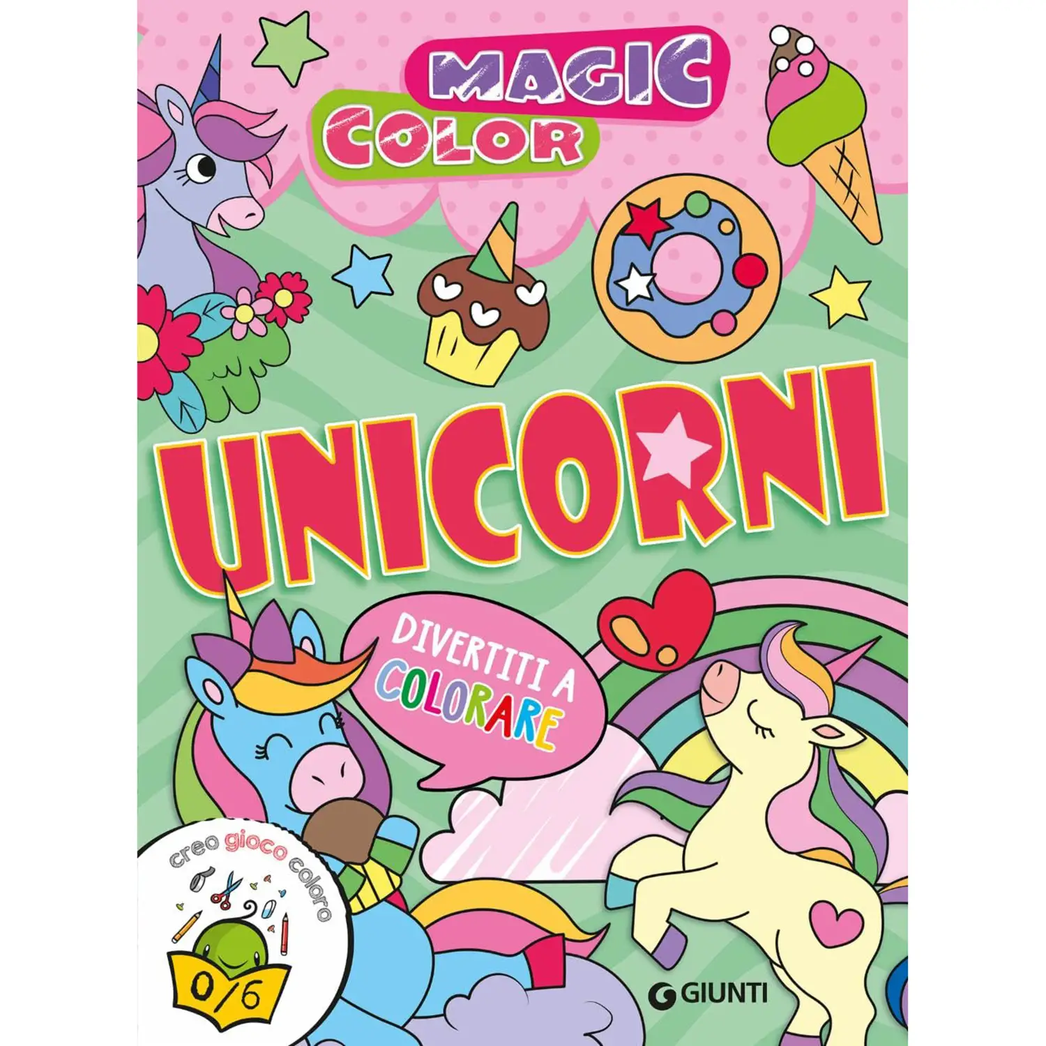 Libro Magic Color Unicorni - Prima biblioteca