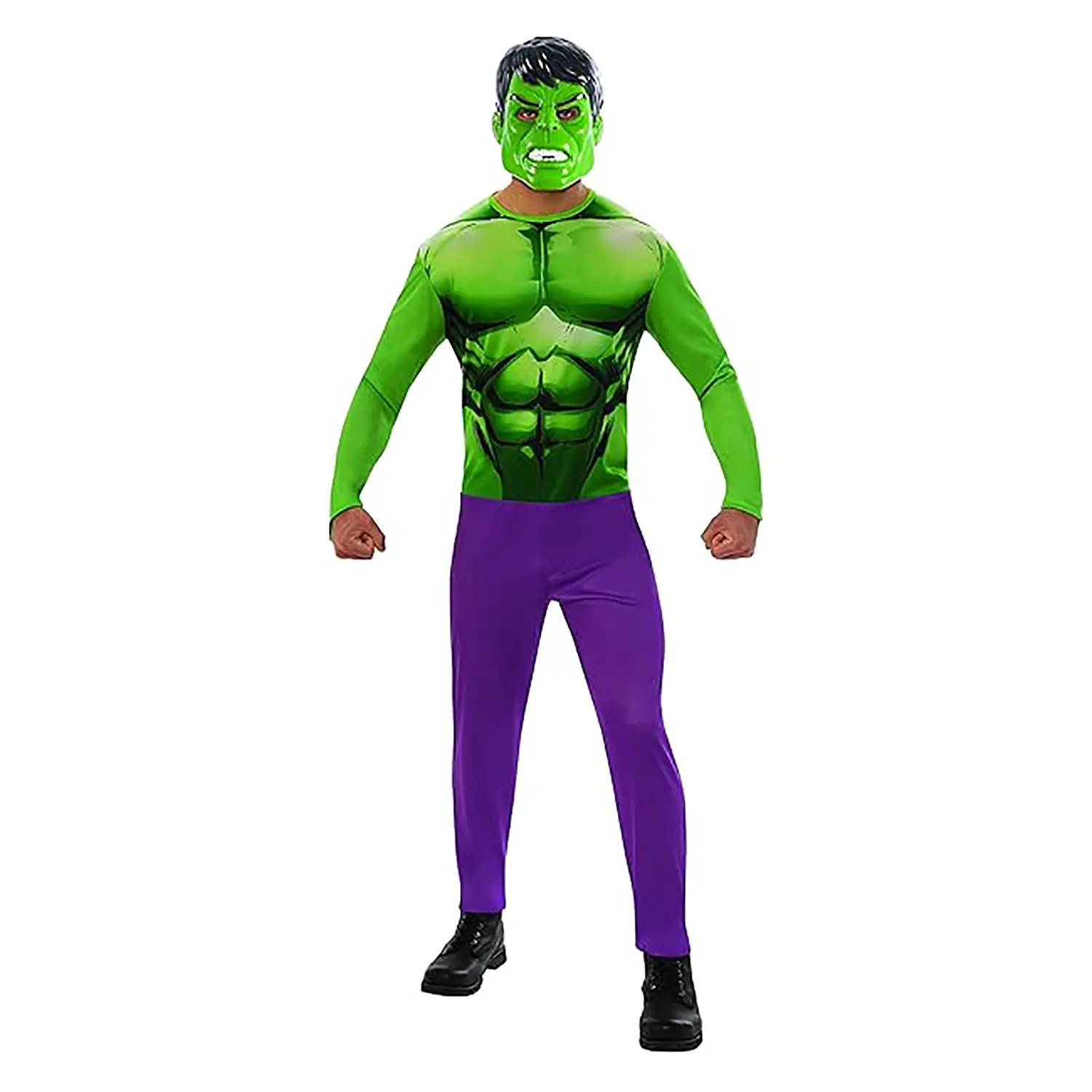 Costume Hulk Adulto Con Maschera Taglia M - abiti adulto