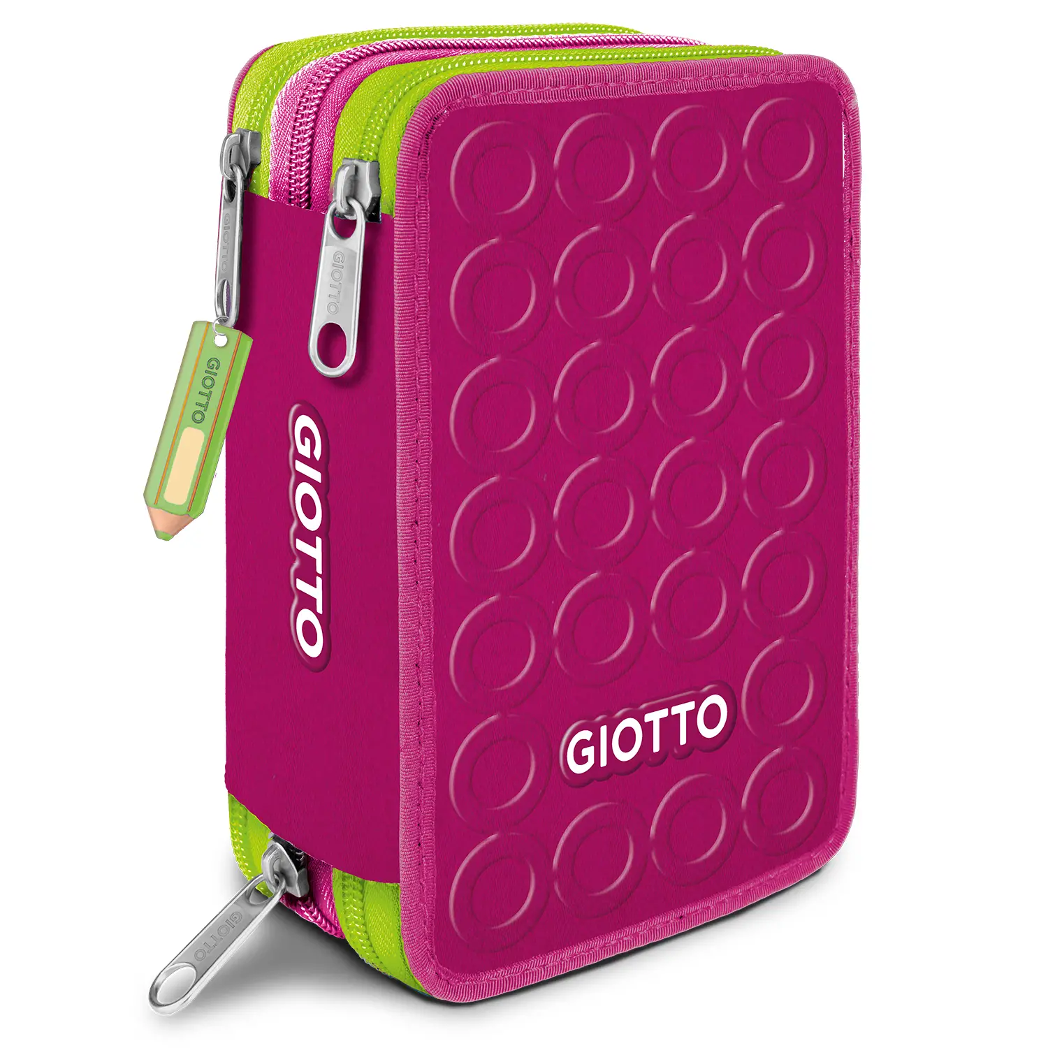 Giotto Stilnovolovers Astuccio 3Zip Ciliegia - astucci colori