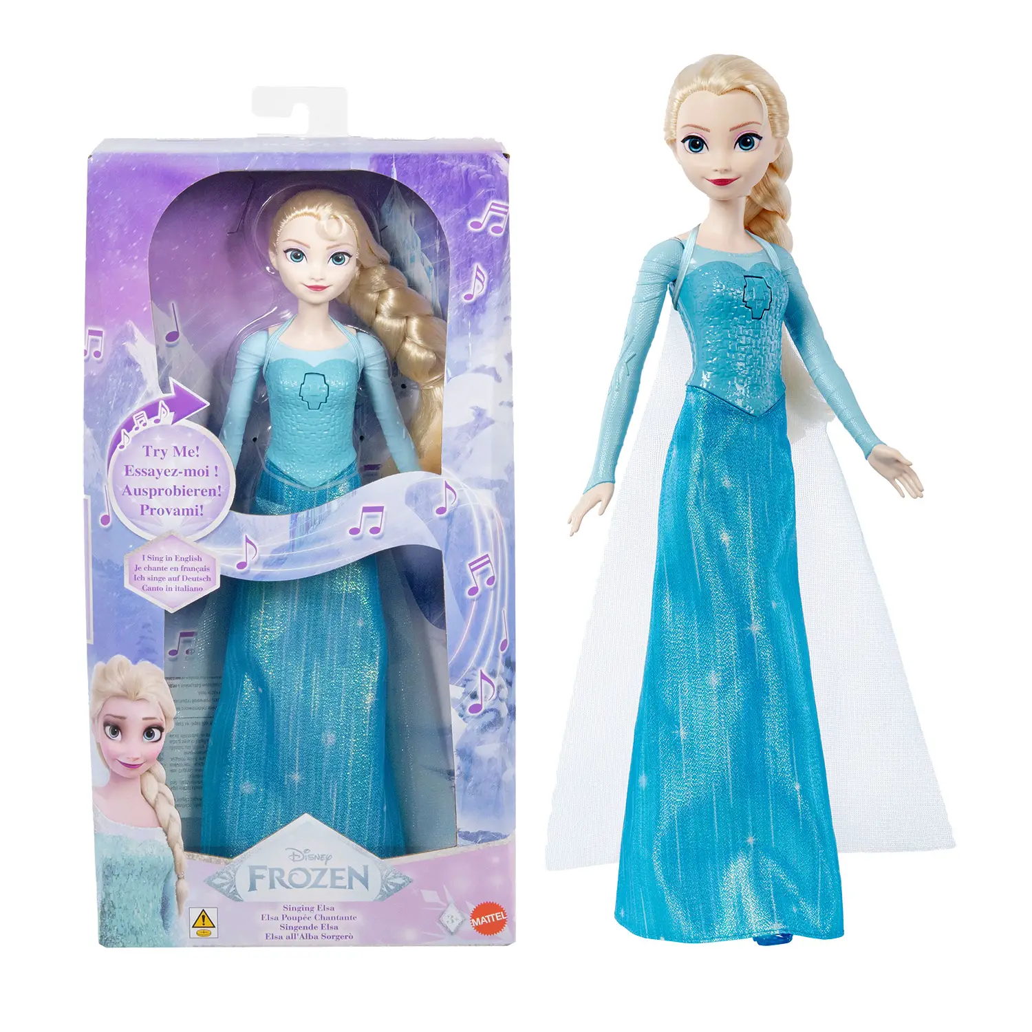 Frozen Elsa All’Alba Sorgerò Bambola Canterina Multilingua - collezionabili bambina