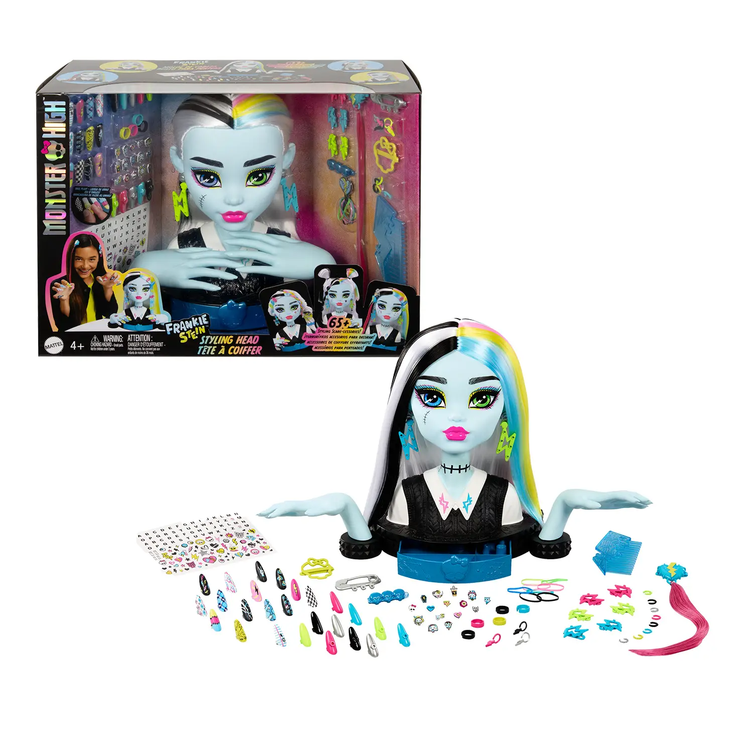 Monster High Frankie Stein Styling Head con Accessori - bellezza e accessori