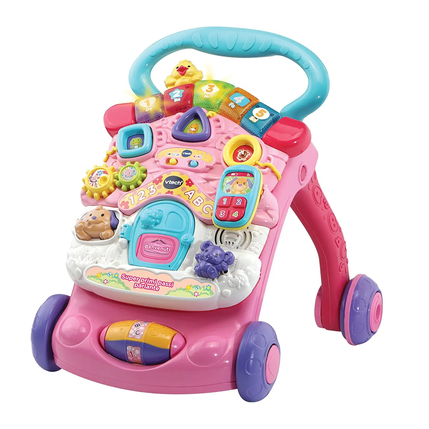 Super Primi Passi Parlante 2 in 1 Rosa - Primi movimenti