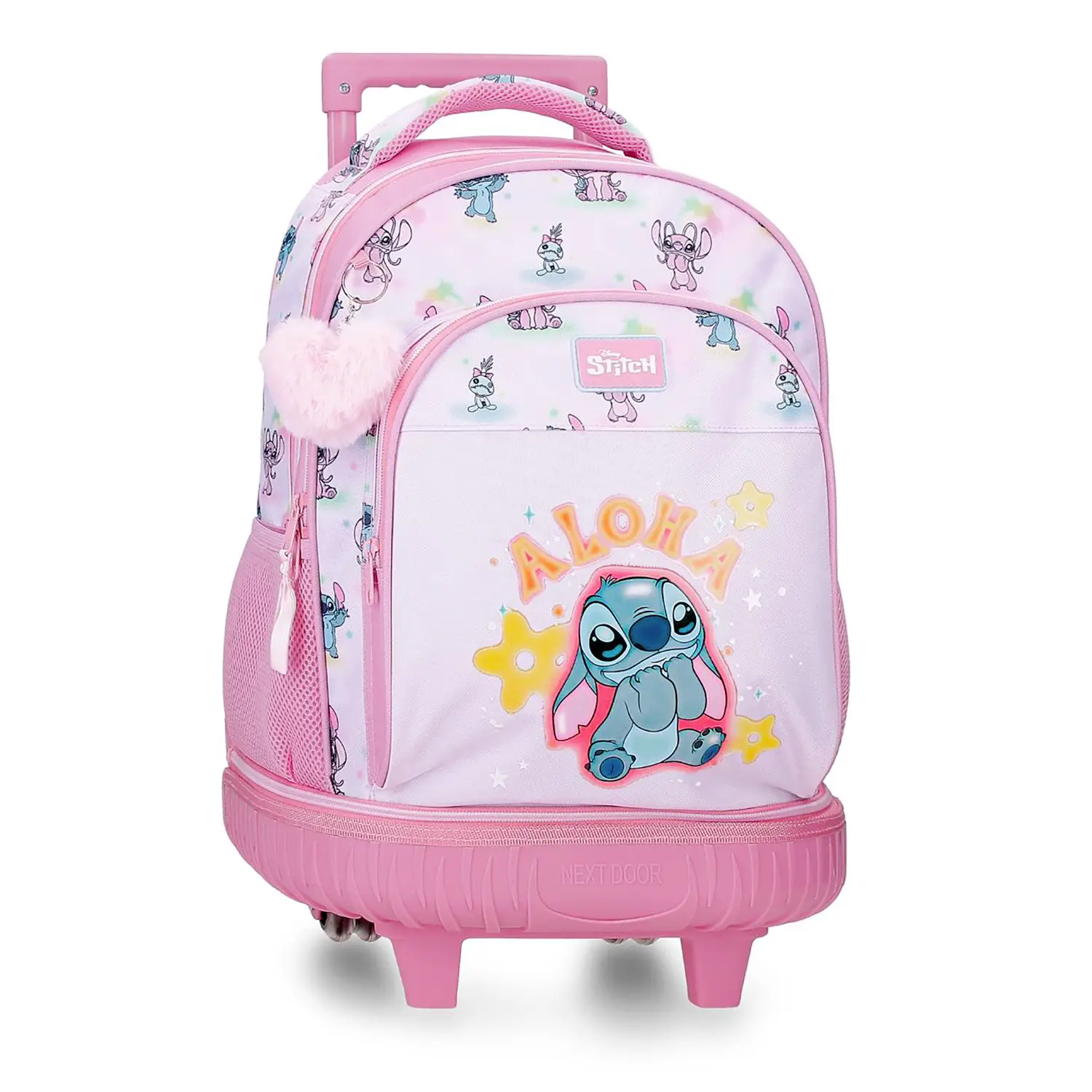 Stitch You & Me Zaino Con Carrellino 45 Cm - valige e borse da viaggio