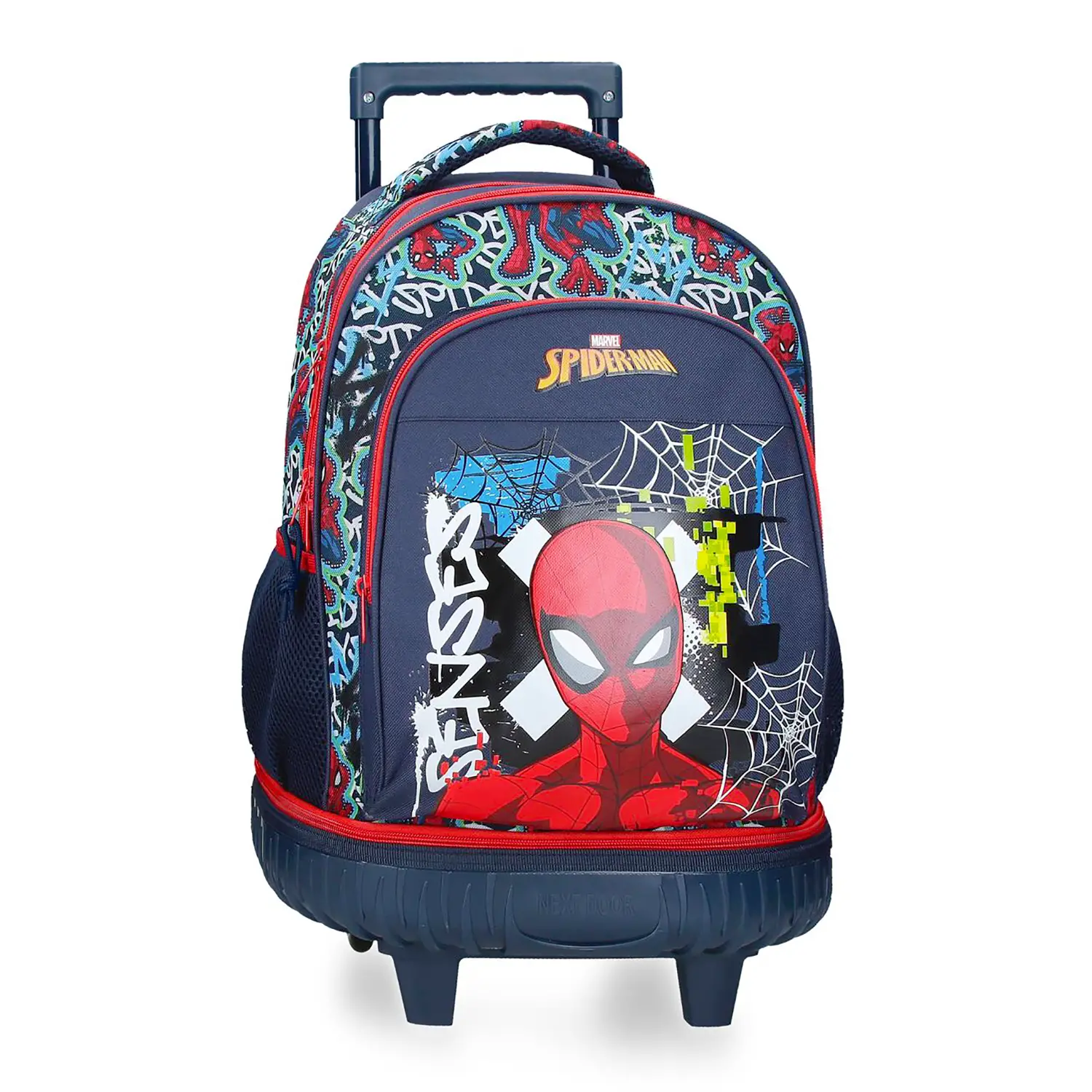 Graffity Of Spiderman Con Carrellino 2 Ruote 45 Cm - valige e borse da viaggio