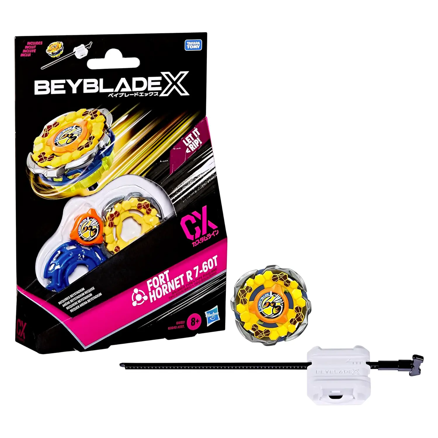 Beyblade X CX Starter Pack Fort Hornet R 7-60T - action figures ed accessori