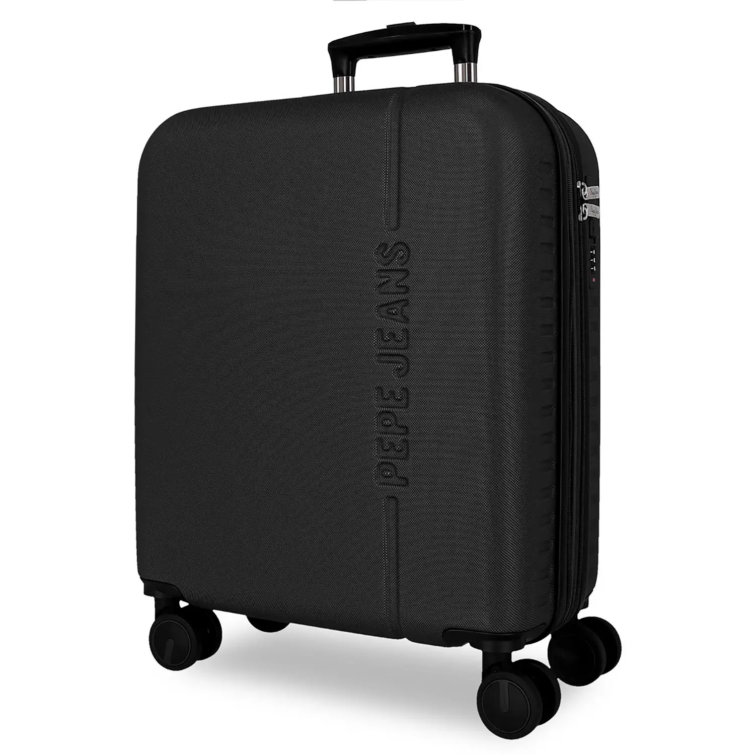 Pepe Jeans Montana Trolley Abs 55 cm 4 Ruote Nero - valige e borse da viaggio
