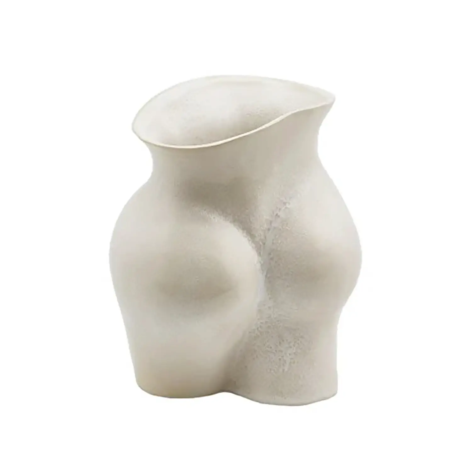 Vaso Chakra Booty Bianco H26 - oggetti decorativi