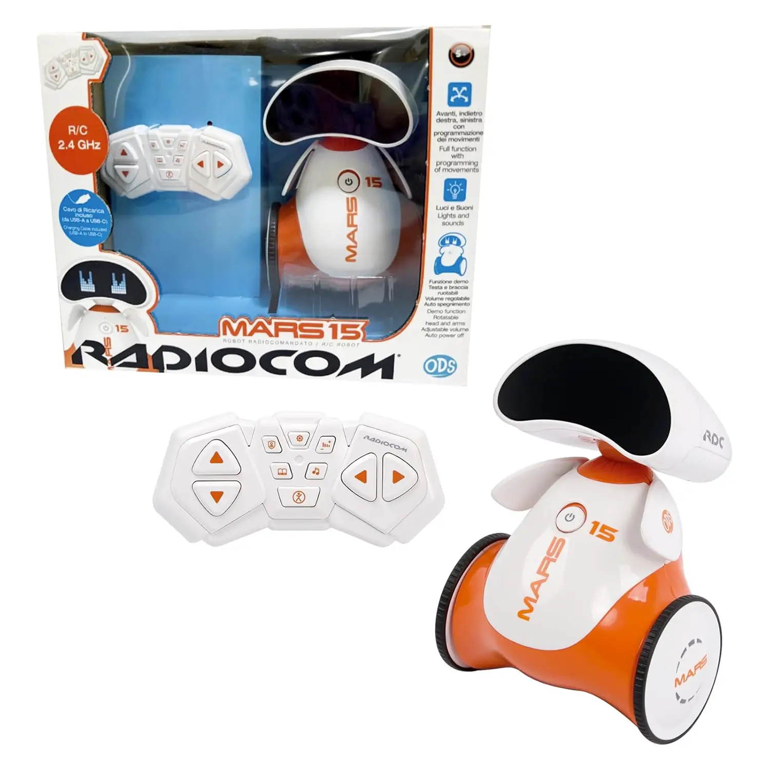Radiocom - Mars 15 Robot Radiocomandato - radiocomandi