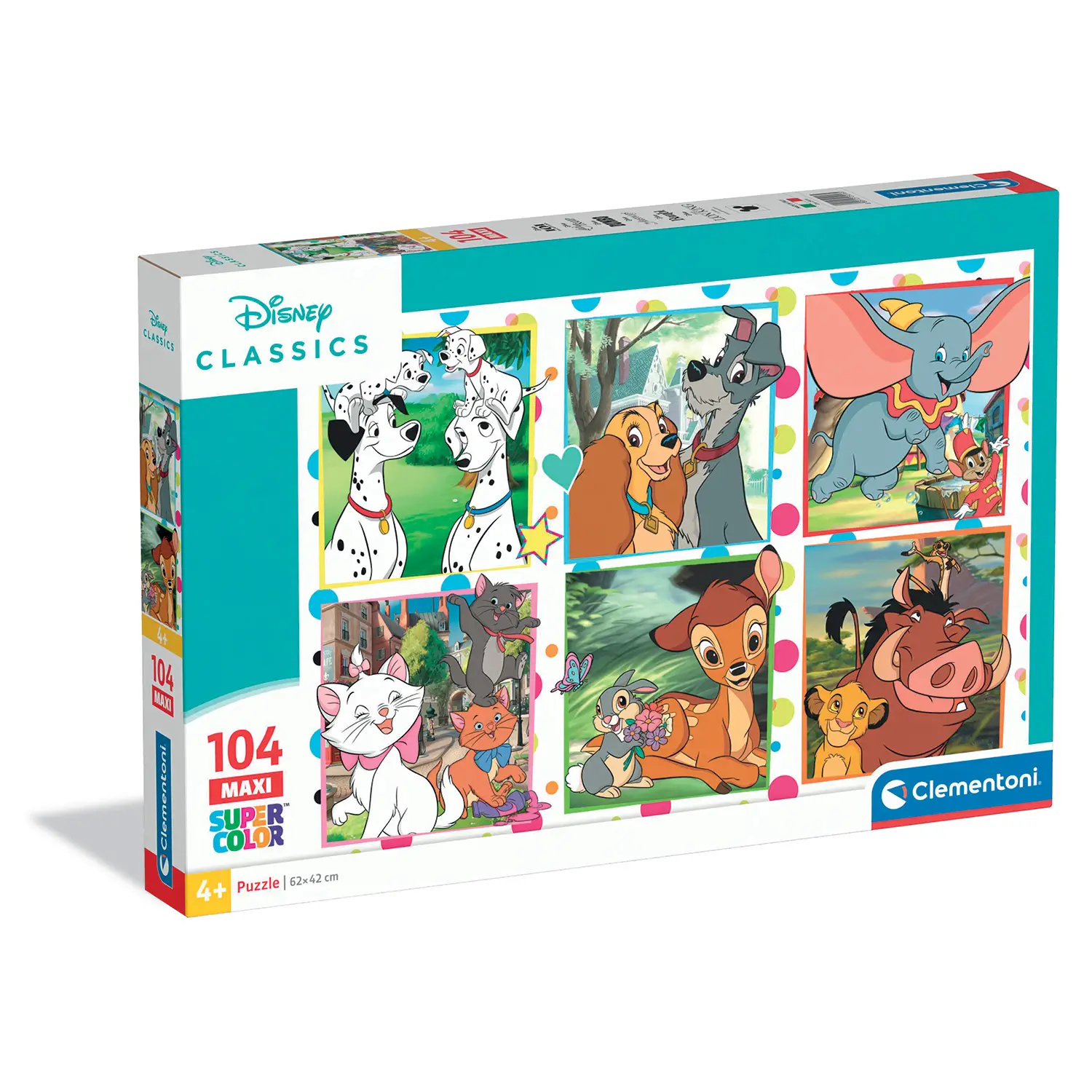 Puzzle 104 Pezzi Maxi Disney Classic - Puzzle in cartone