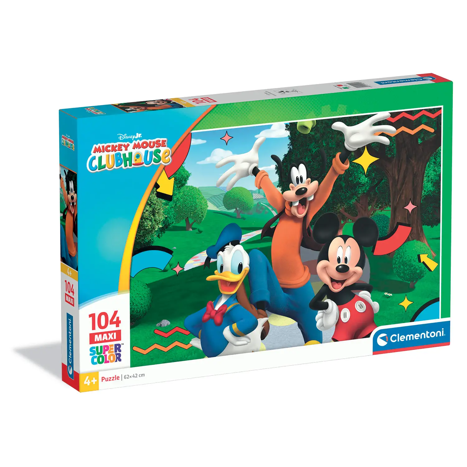 Puzzle 104 Pezzi Maxi Micky Mouse Club House - Puzzle in cartone