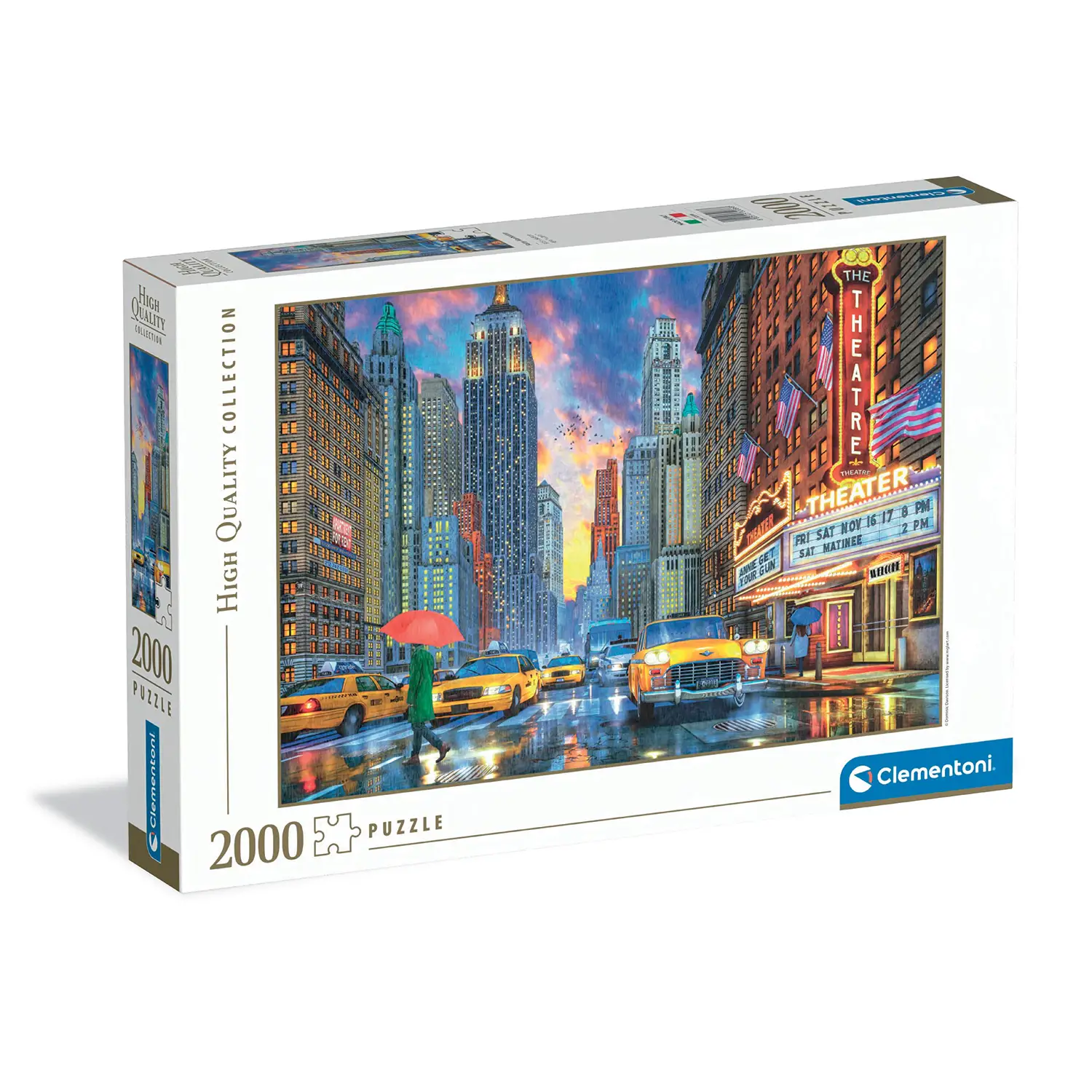 Puzzle 2000 Pezzi Hqc Pioggia Su Manhattan - puzzle adulti