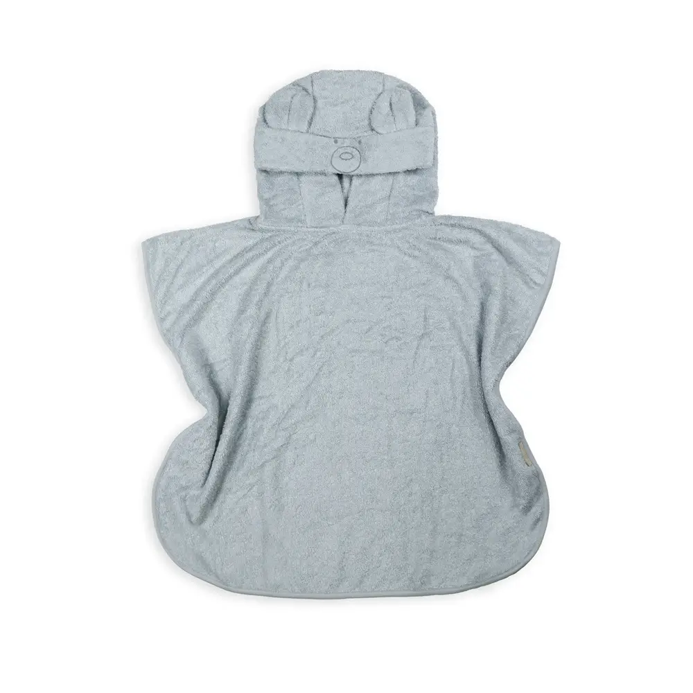 Poncho Accappatoio Bamboom in Spugna di Bambù – Warm Ocean – Taglia 2-4 Anni - accappatoi