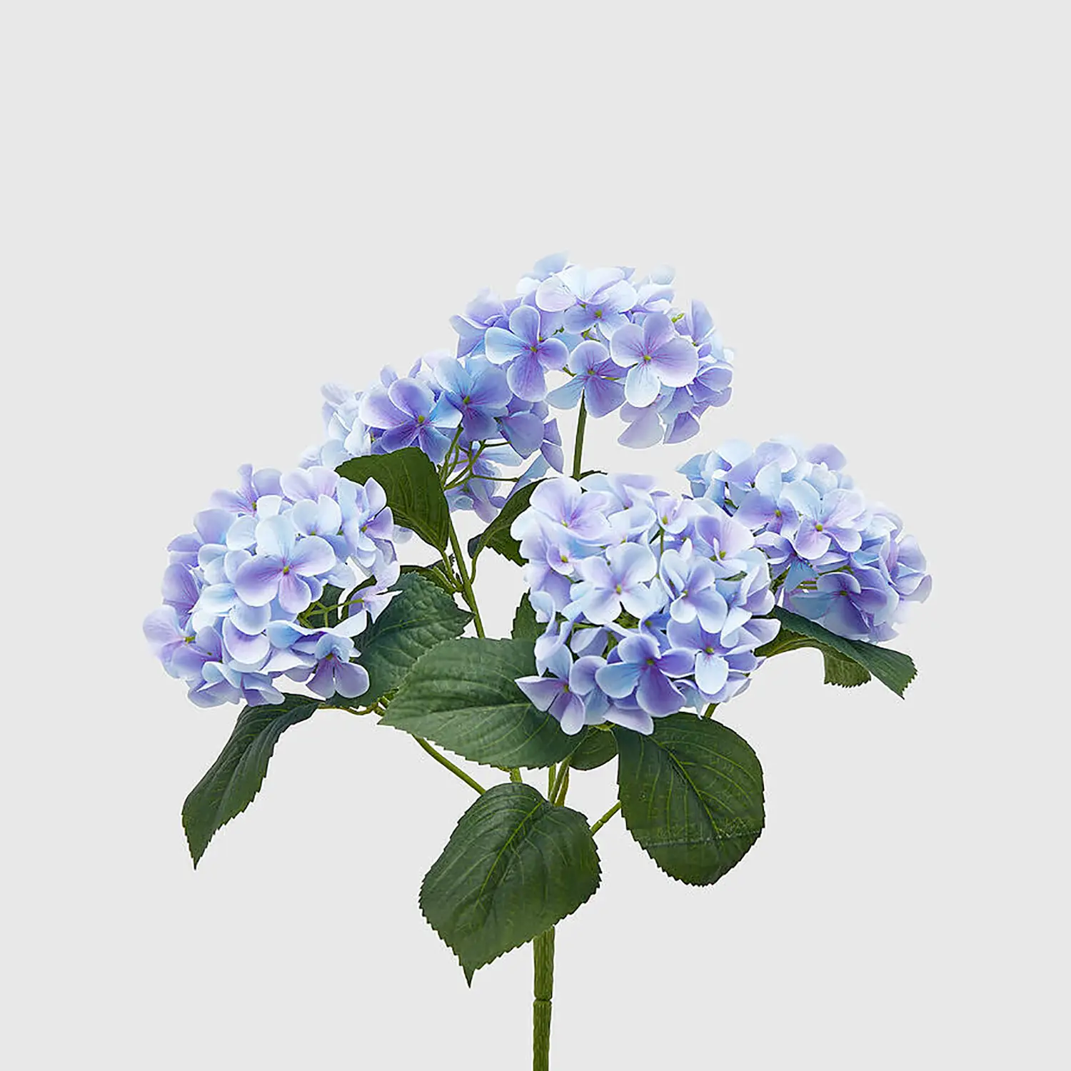 Fiori Decorativi Ortensia Cespuglio Con Foglie - oggetti decorativi
