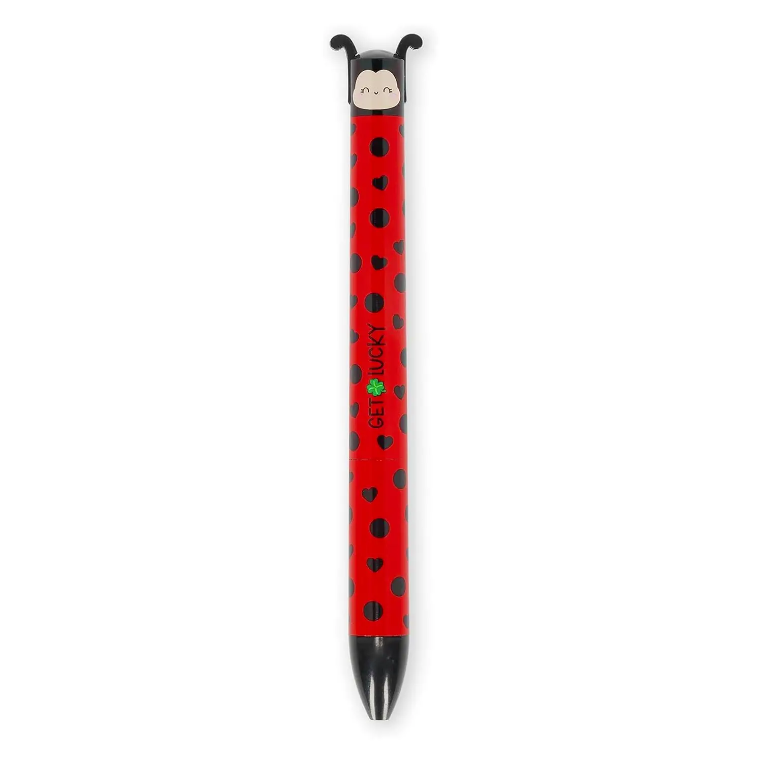 Legami - Penna Click&Clack a Due Colori, Tema Ladybug - legami