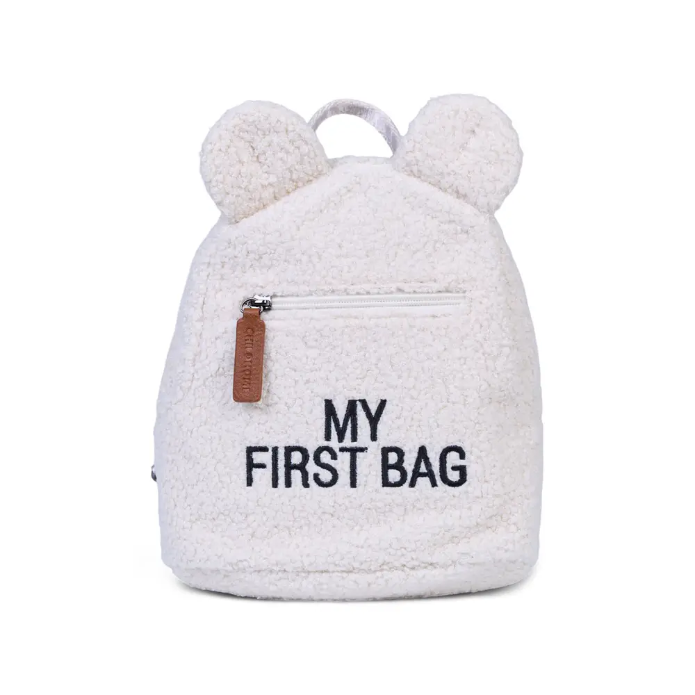 Childhome My First Bag Zaino Bambini Teddy Off White - zainetti asilo