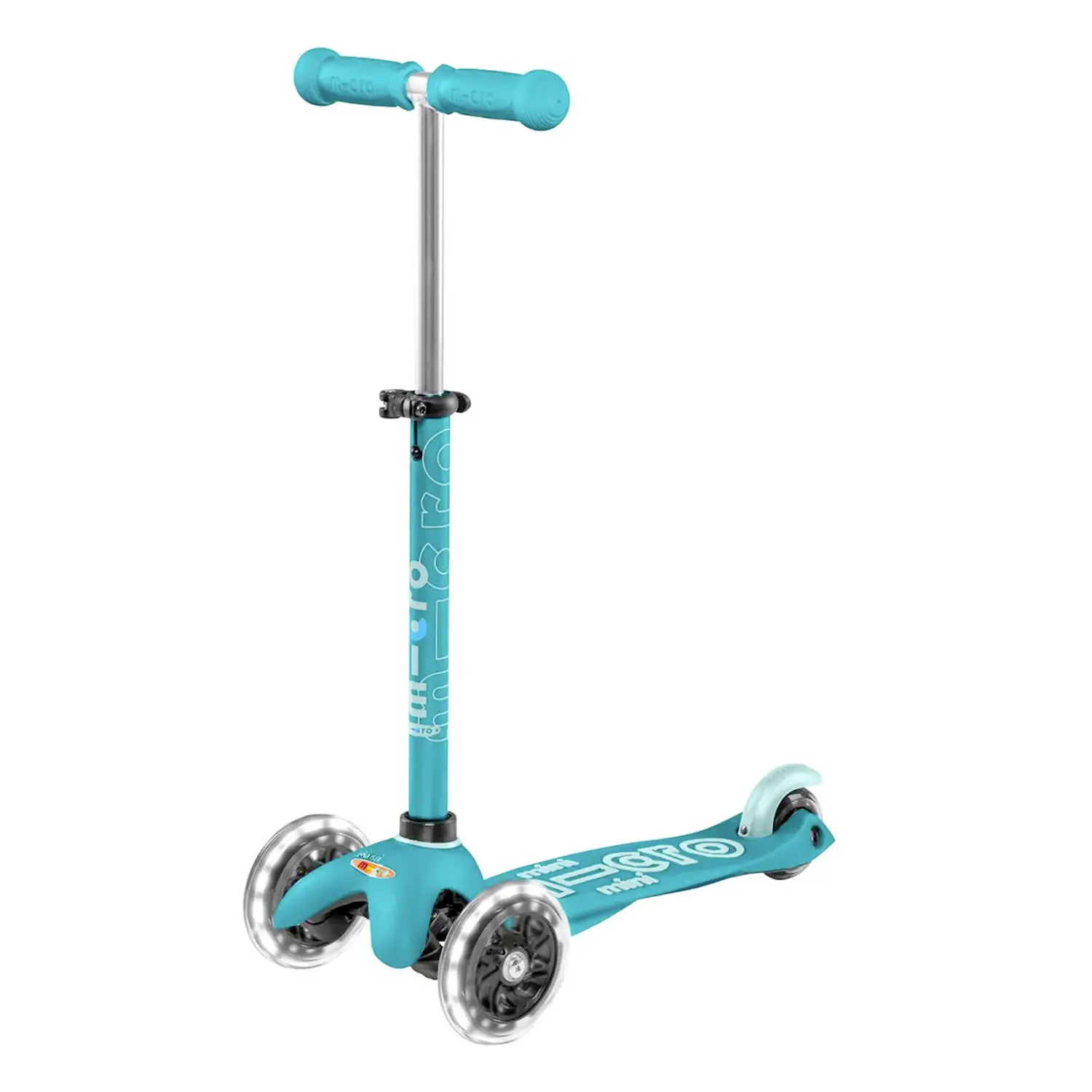 Monopattino Mini Micro Deluxe Led Acqua - monopattini