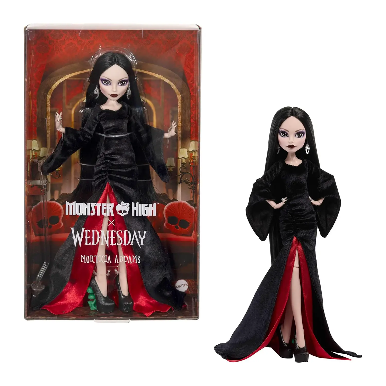 Monster High x Mercoledì - Morticia - collezionabili bambina