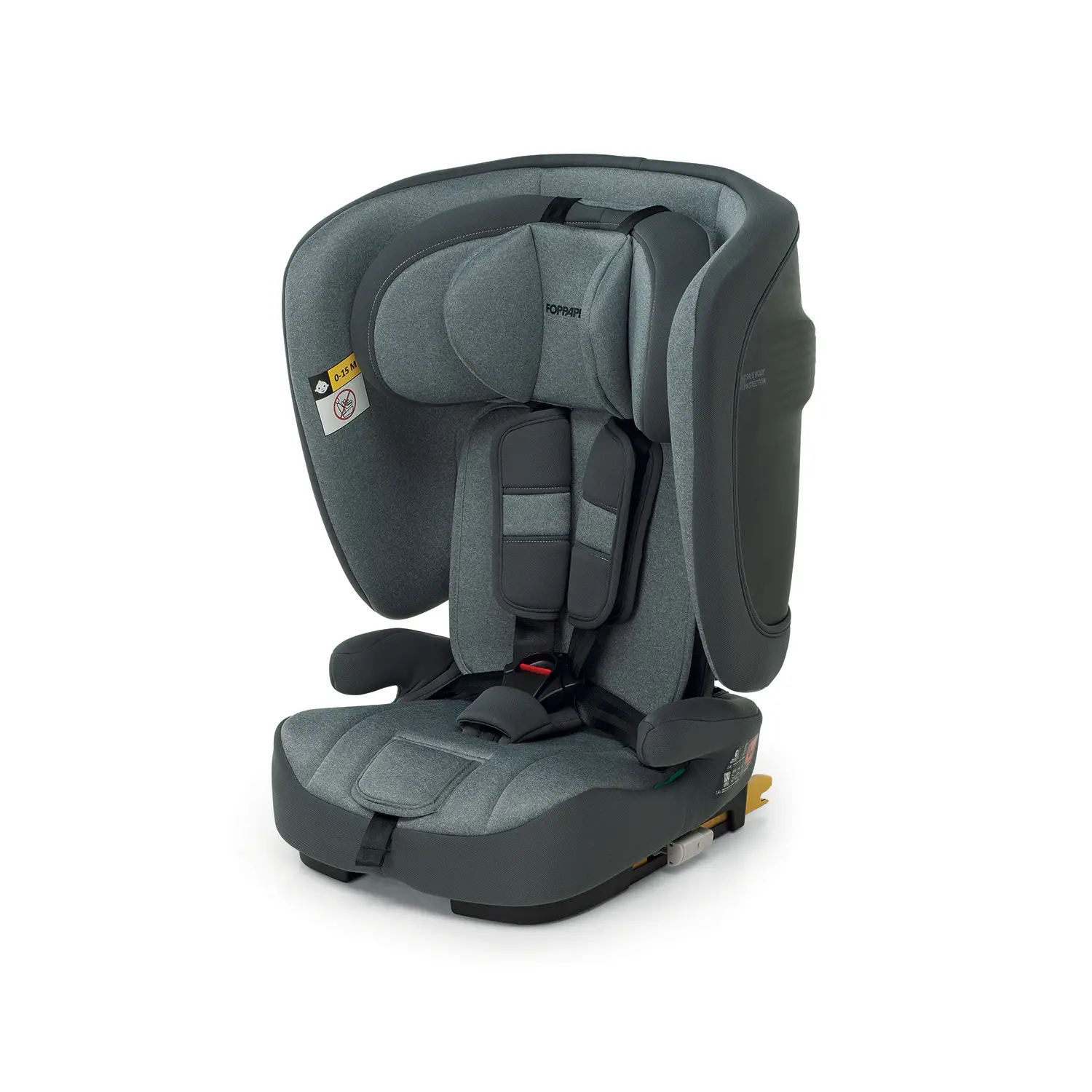 Seggiolino Auto Progress i-size Silver 76-150 cm-15 Mesi a 12 Anni Foppapedretti - bambini 76-150 cm (15m-12anni)