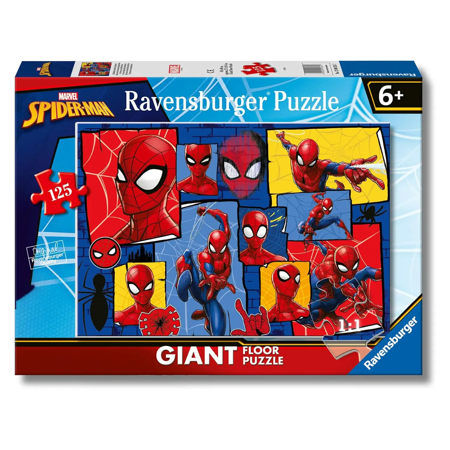 Puzzle 125 Pezzi Giant Spiderman - Puzzle in cartone