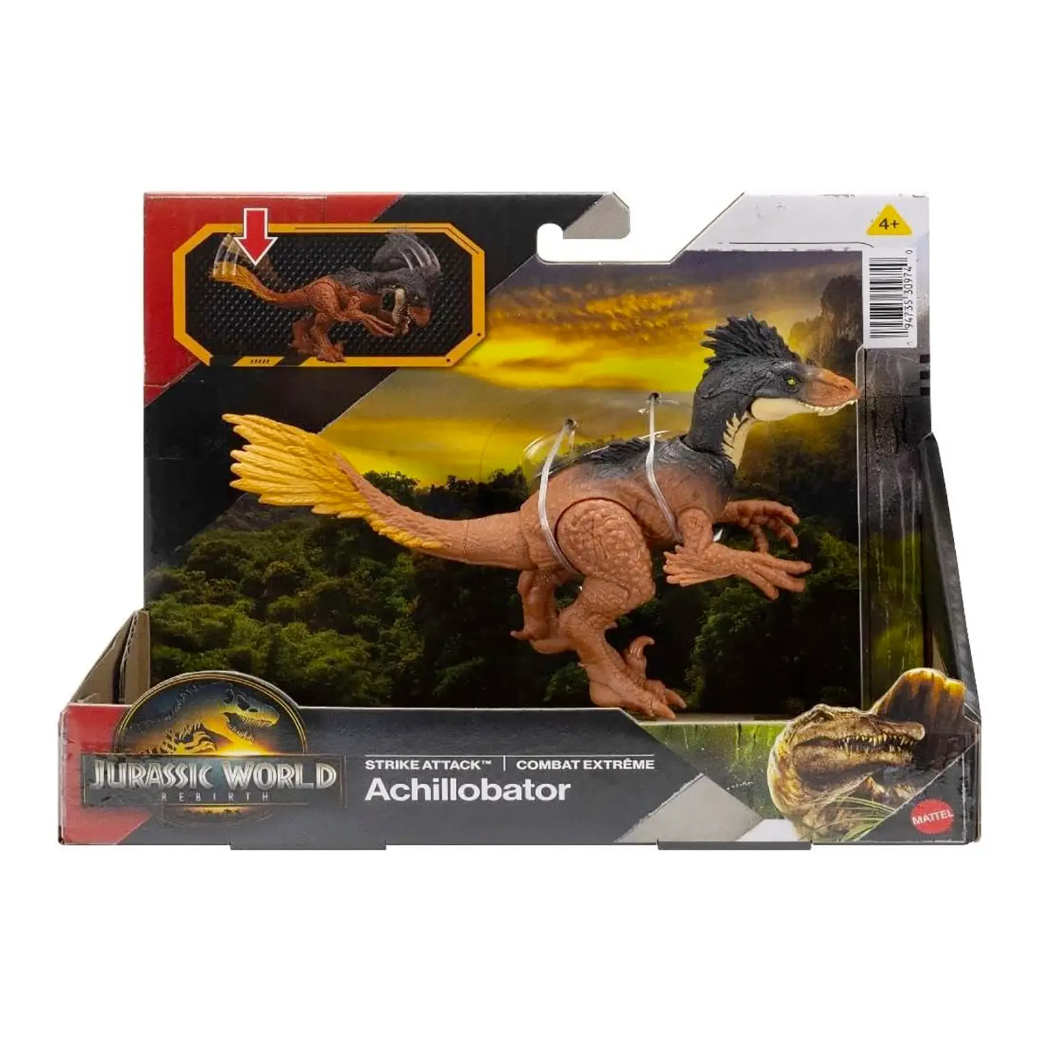 Jurassic World Rebirth Attaco Fatale Achillobator - action figures ed accessori