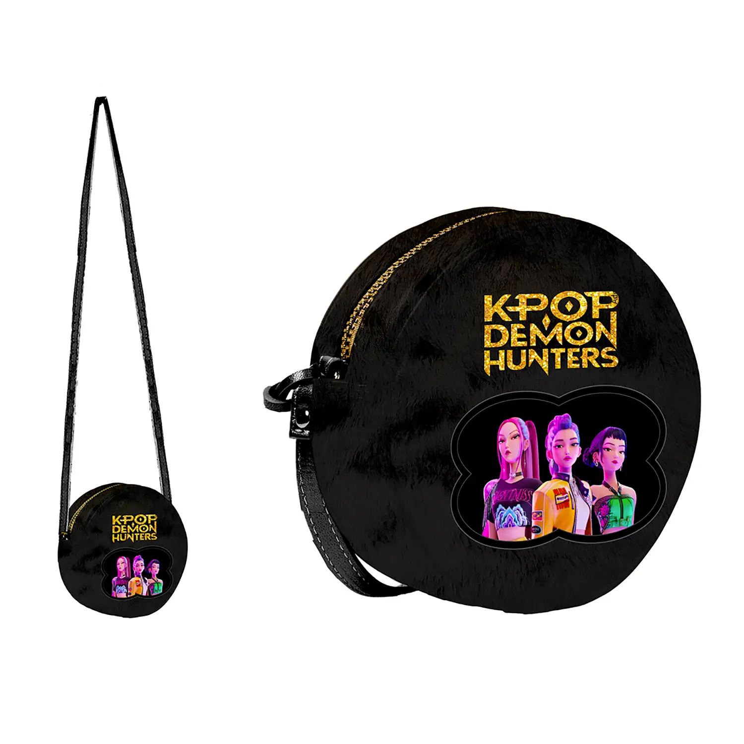 Kpop Demon Hunters Borsa Tracolla Pelliccia -