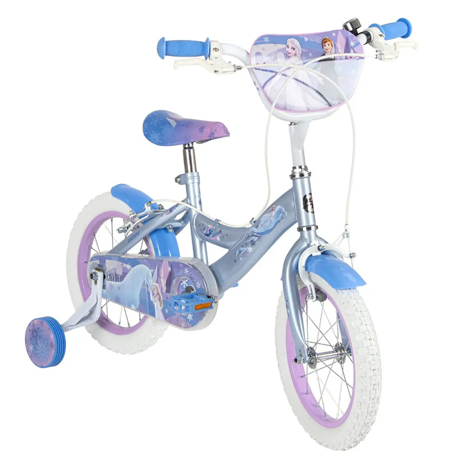 Bicicletta Bambina 14" Frozen Con Rotelle - biciclette bambini