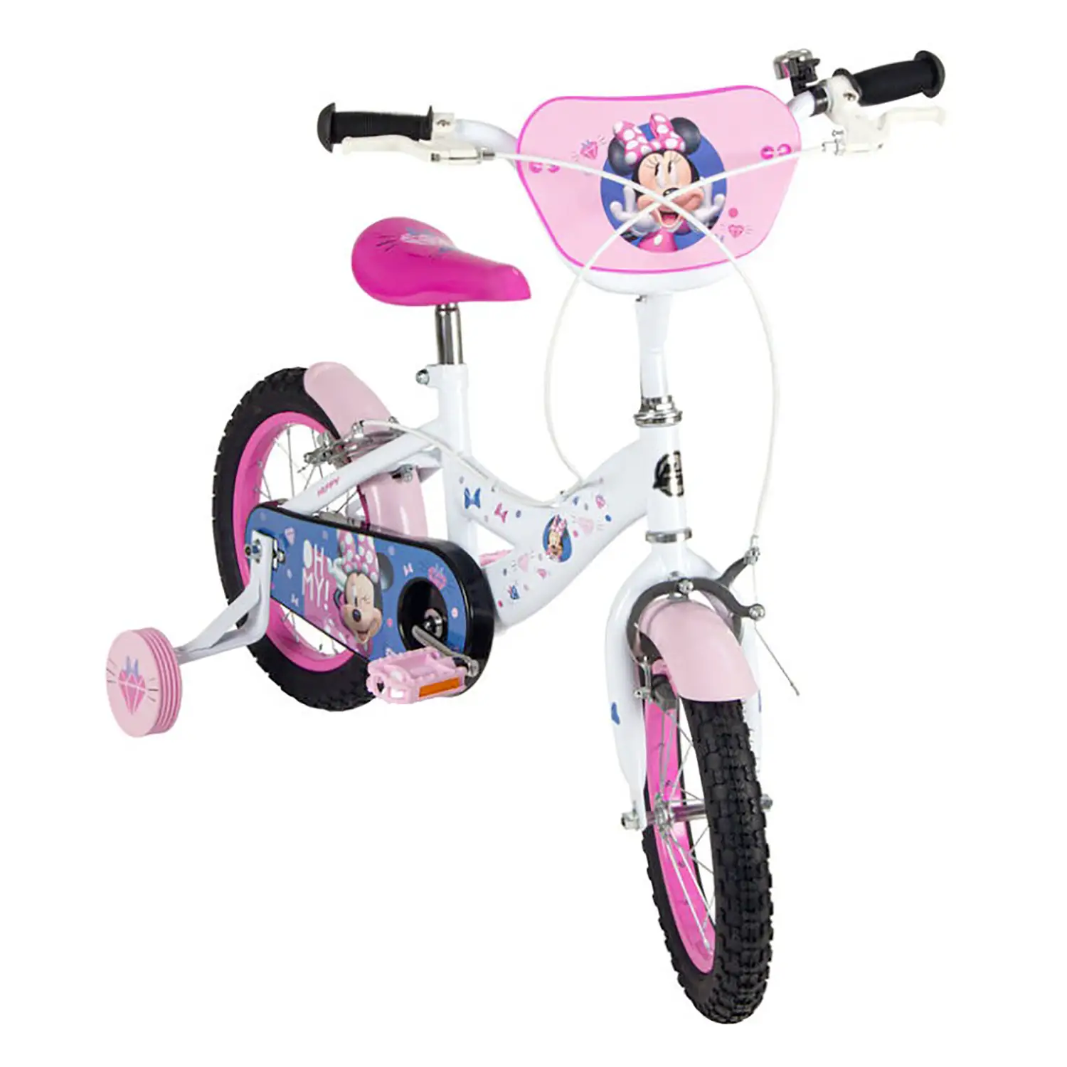 Bicicletta Bambina 14" Minnie Con Rotelle - biciclette bambini